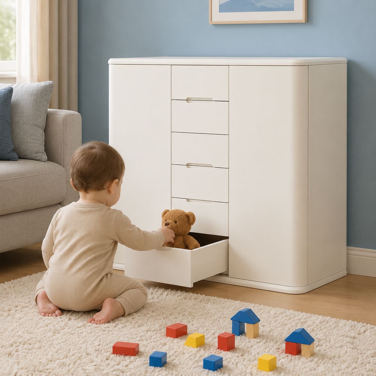 Baby Essentials Floor Storage Box & Toy Cabinet