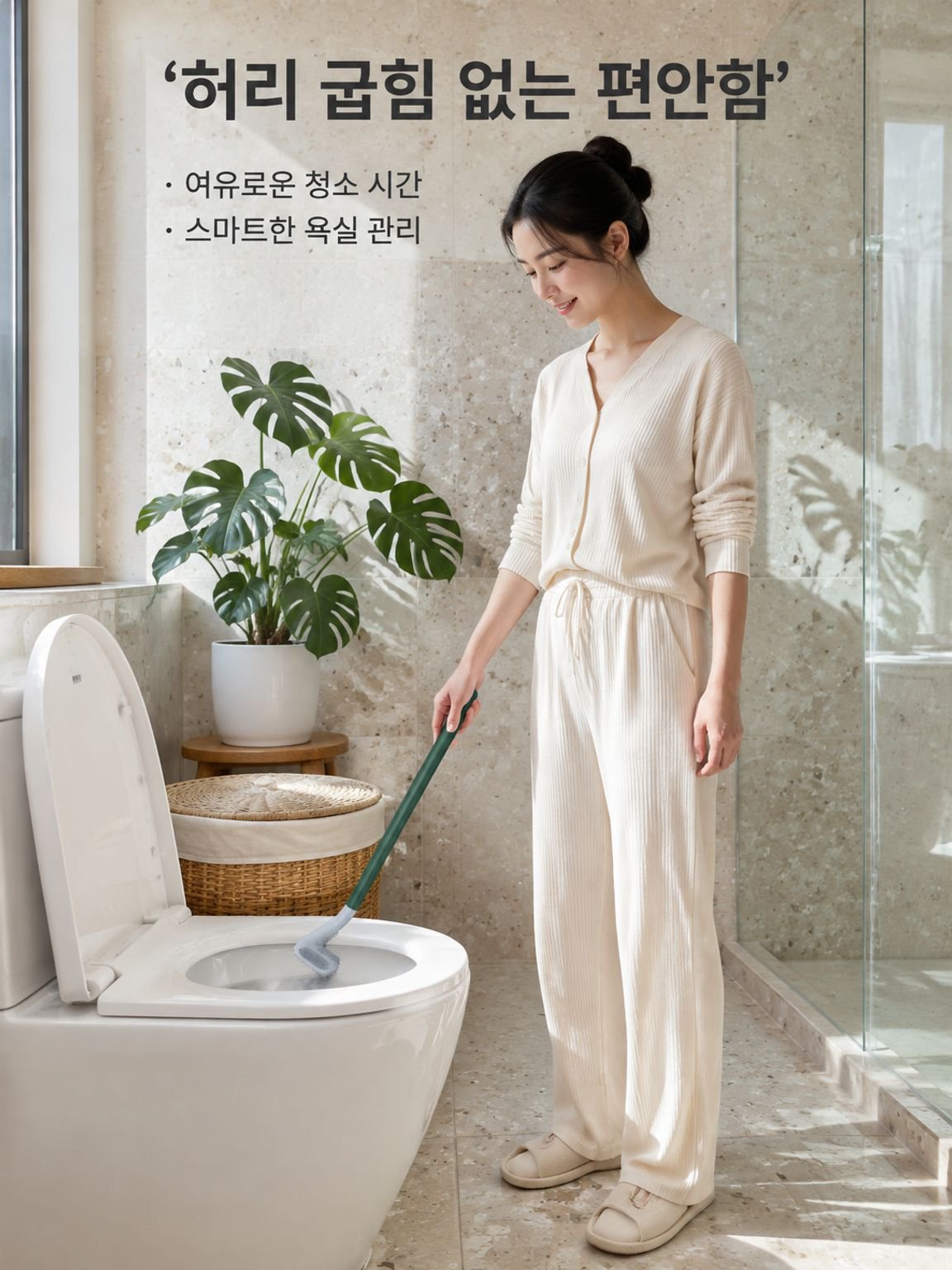 골프 변기청소솔