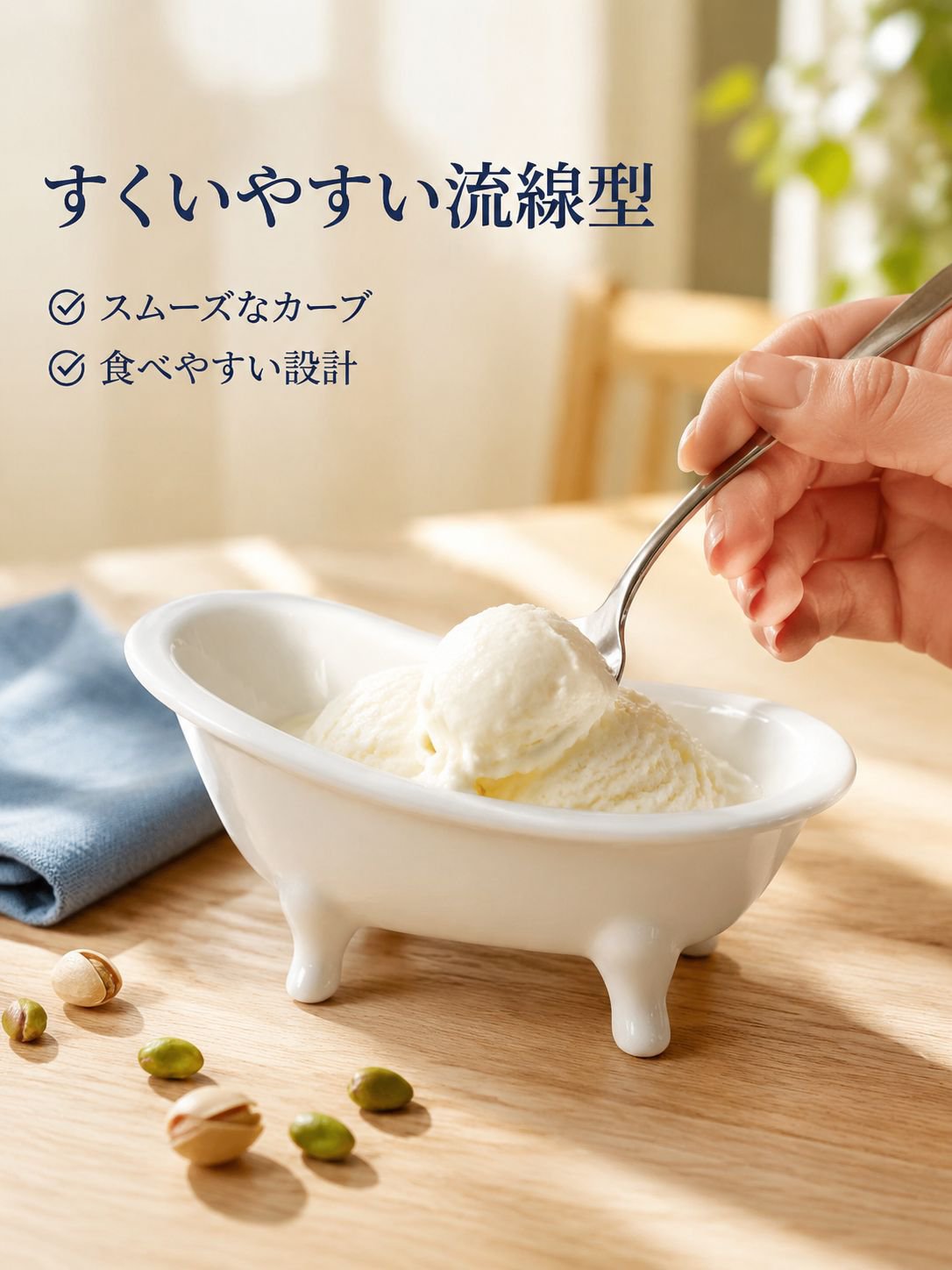 小さくて多用途なデザートボウル 朝食ボウル