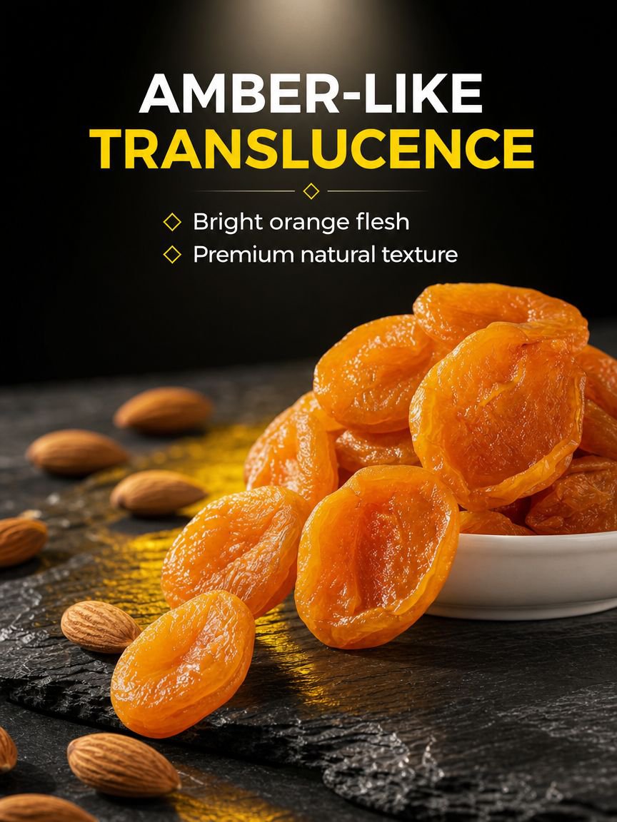 Sugar-Free Sweet & Tangy Dried Apricots in resealable bag