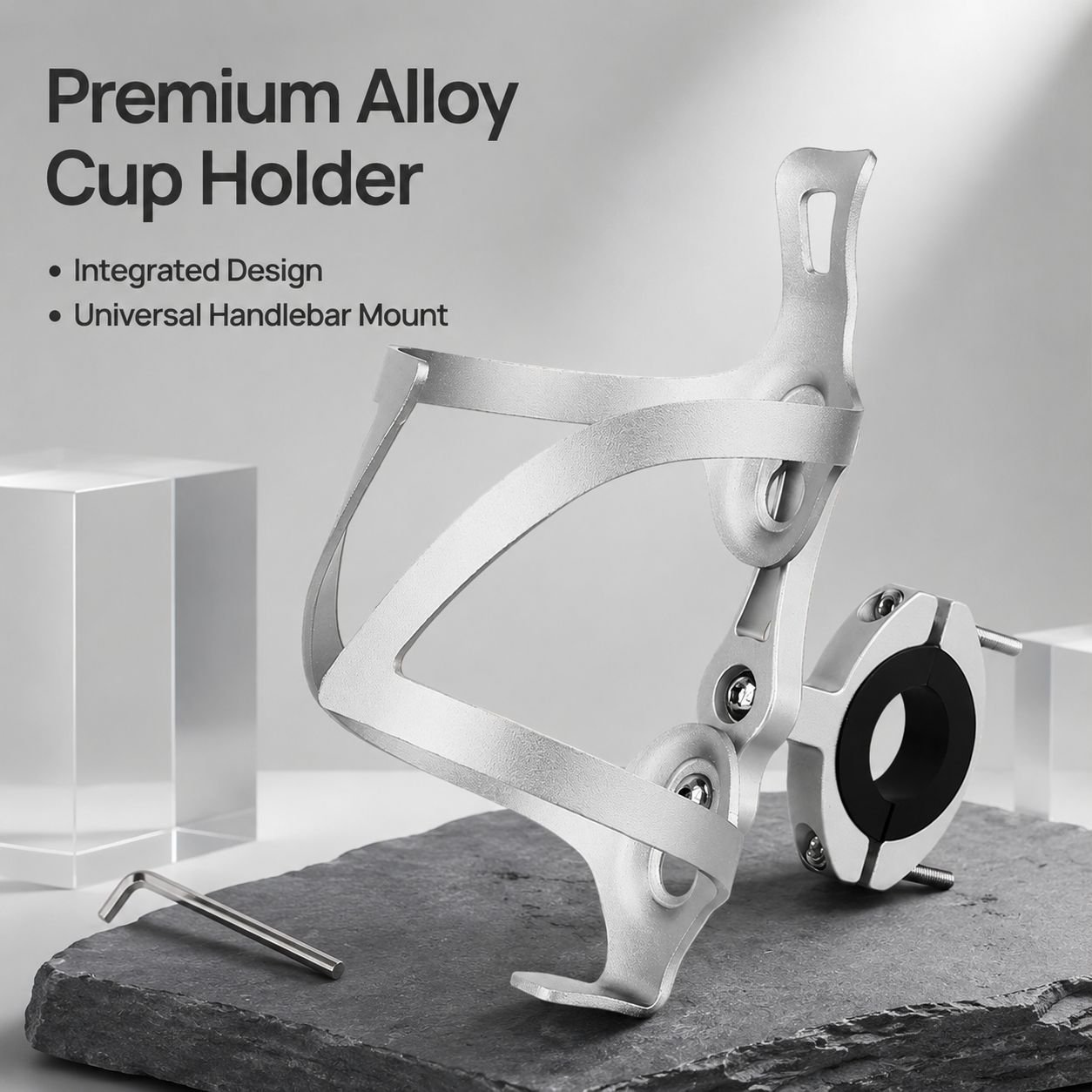 Bicycle Bottle Holder, Rotatable Aluminum Alloy Cup Holder for Various Bikes