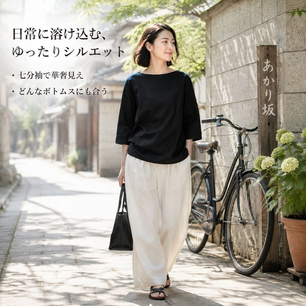 カジュアル綿麻トップス レディース 夏 おしゃれブラウス