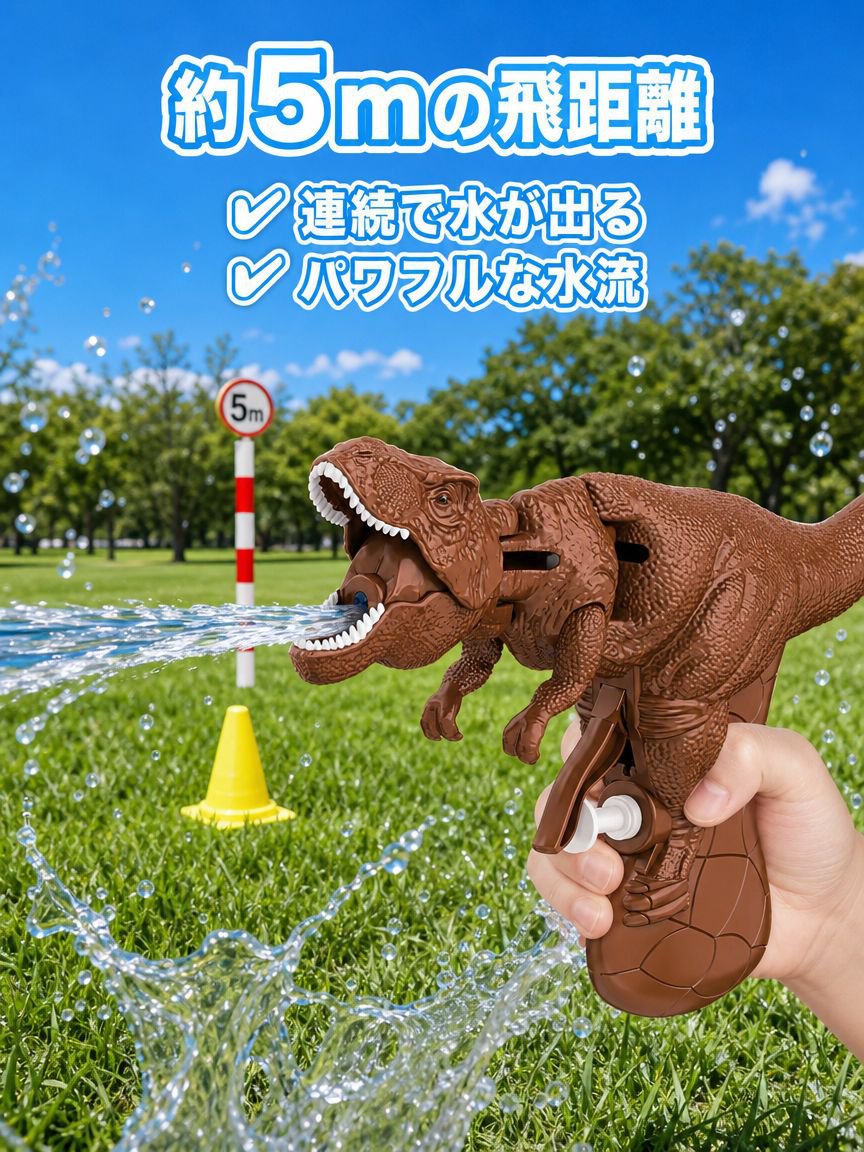 漫画の恐竜水鉄砲おもちゃ