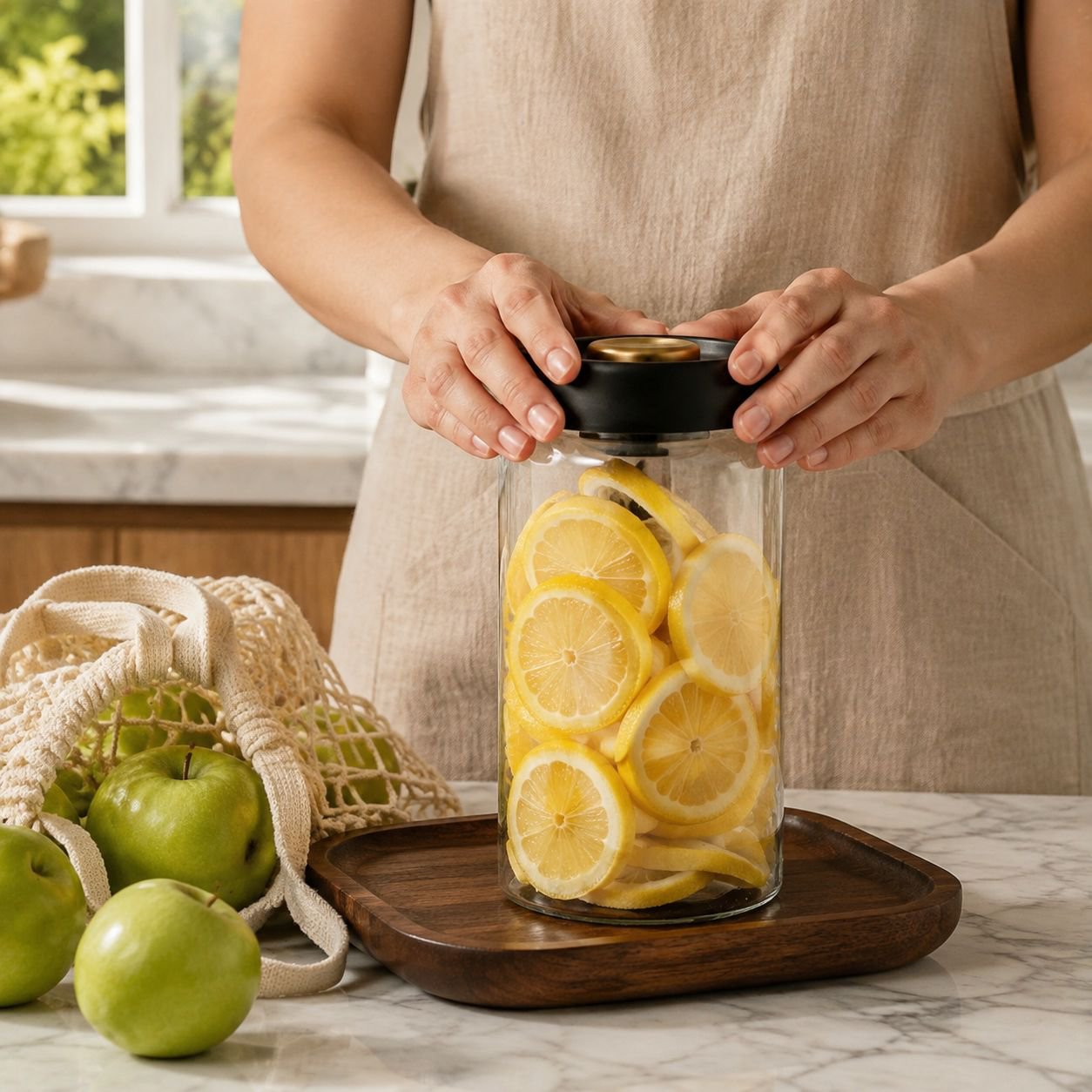 Reusable glass container for leftovers