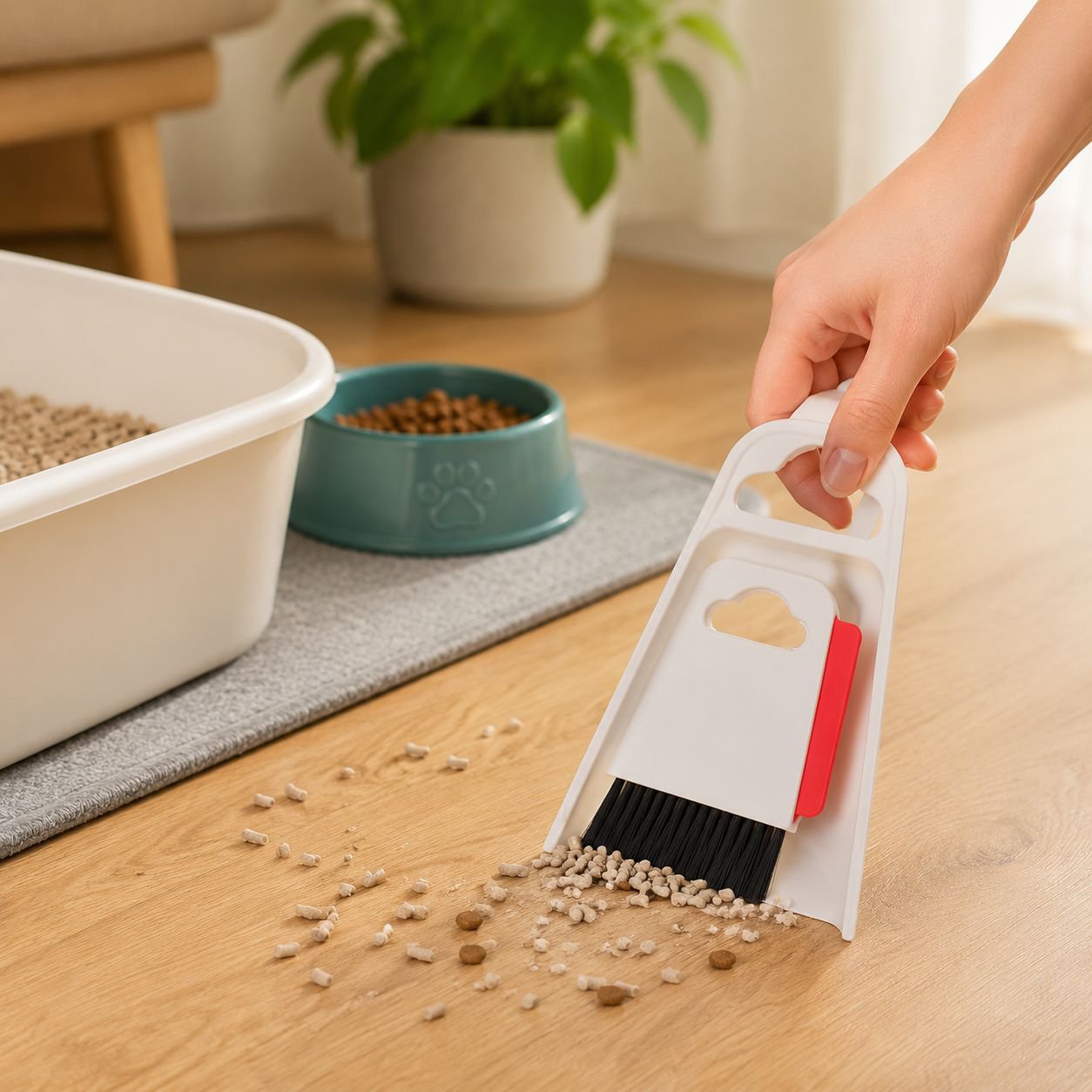 Easy-to-use desktop cleaner kit for households