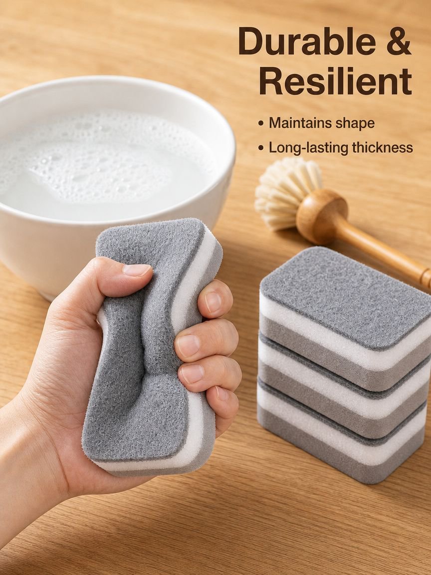 Thickened Dishwashing Sponge