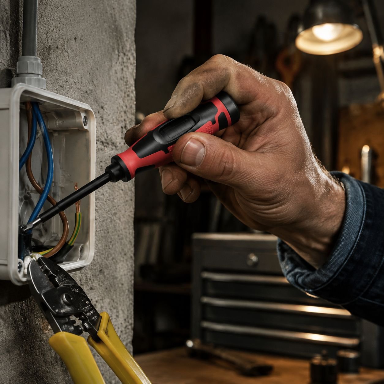 Multifunktionaler Elektriker Spannungsprüfer Schraubenzieher