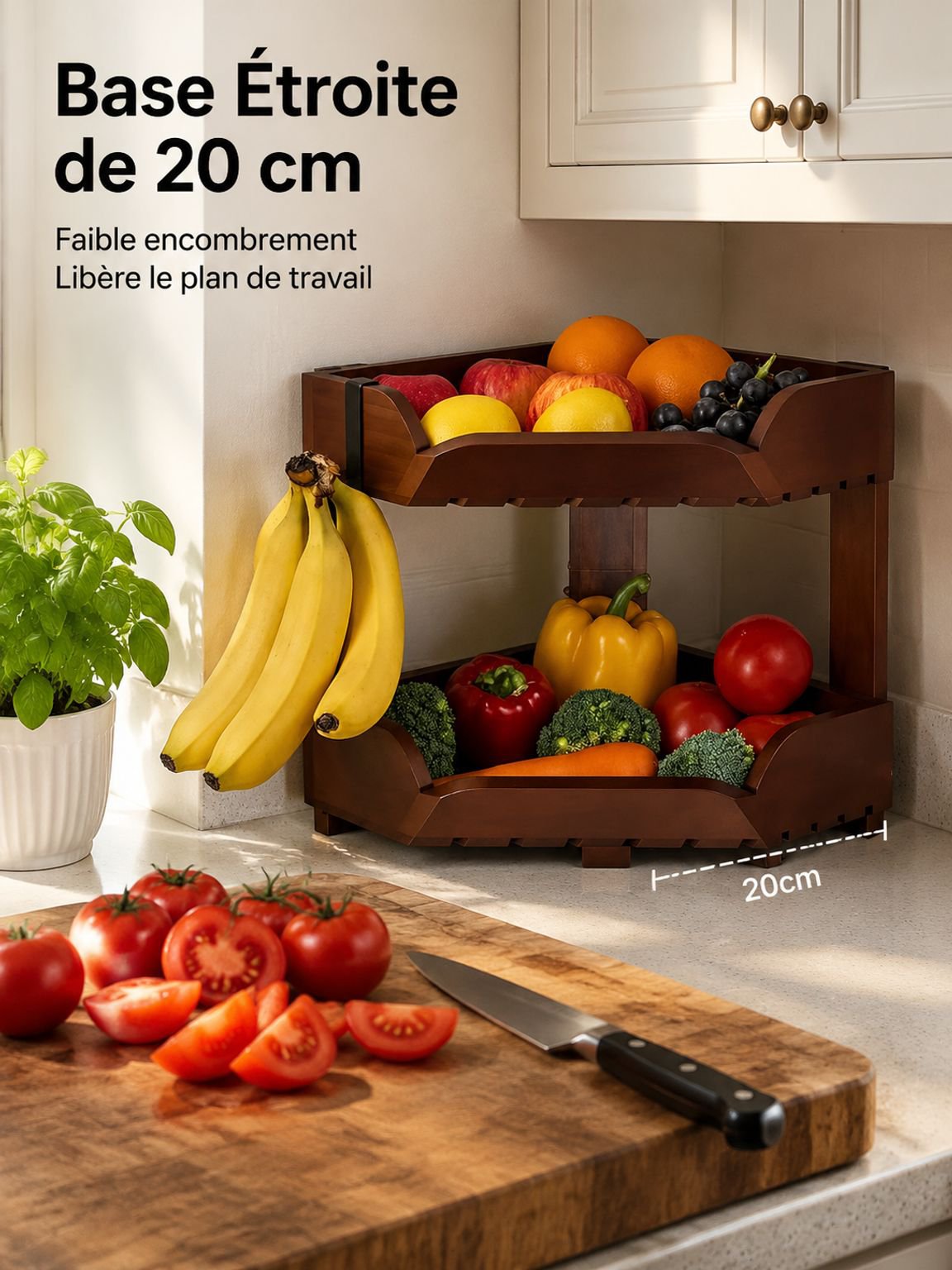 Étagère pratique pour ranger les paquets de collations