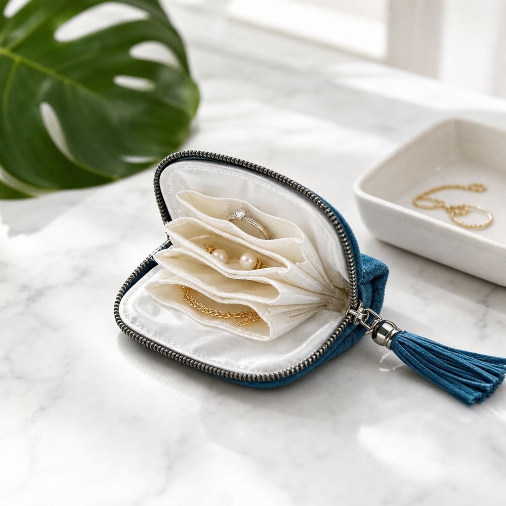 Elegant Portable Jewelry Storage Bag