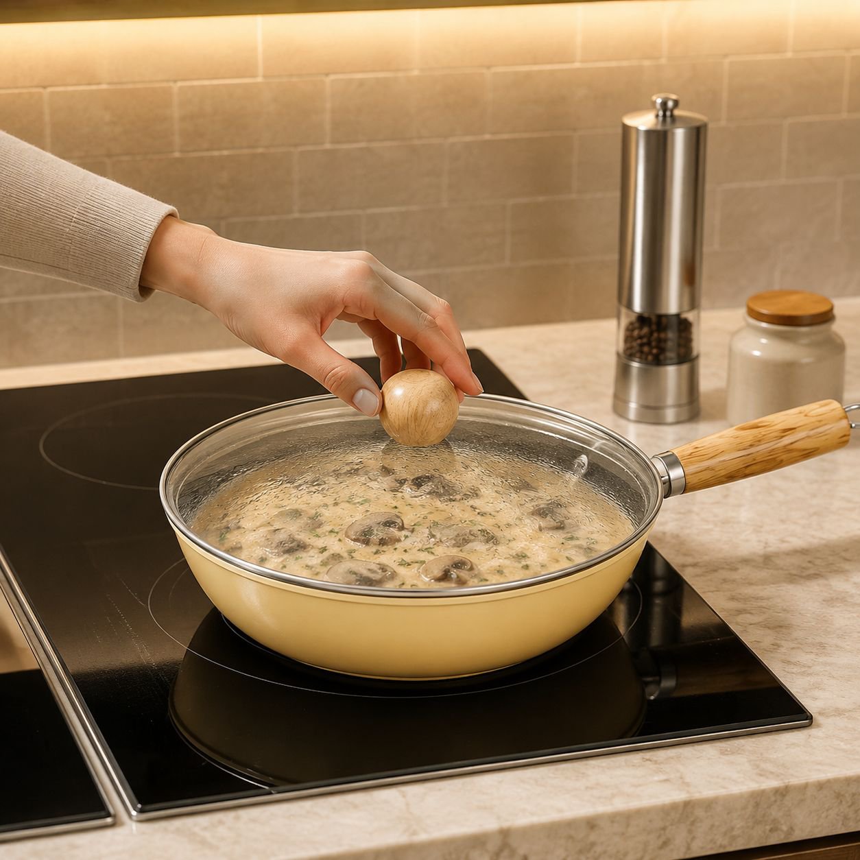 Lightweight special uncoated induction cooker