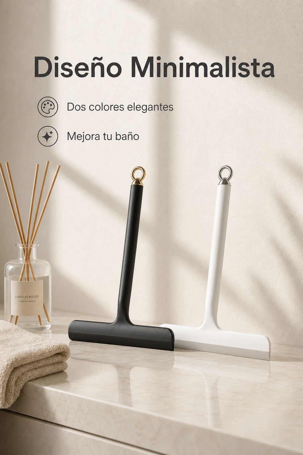 Rasqueta de plástico para ventanas, herramienta de limpieza para el hogar