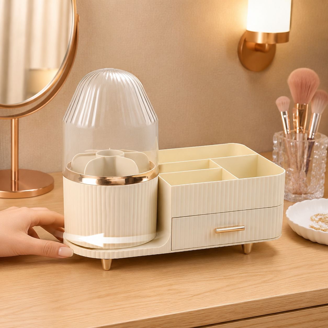 Boîte de stockage élégante pour bureau moderne