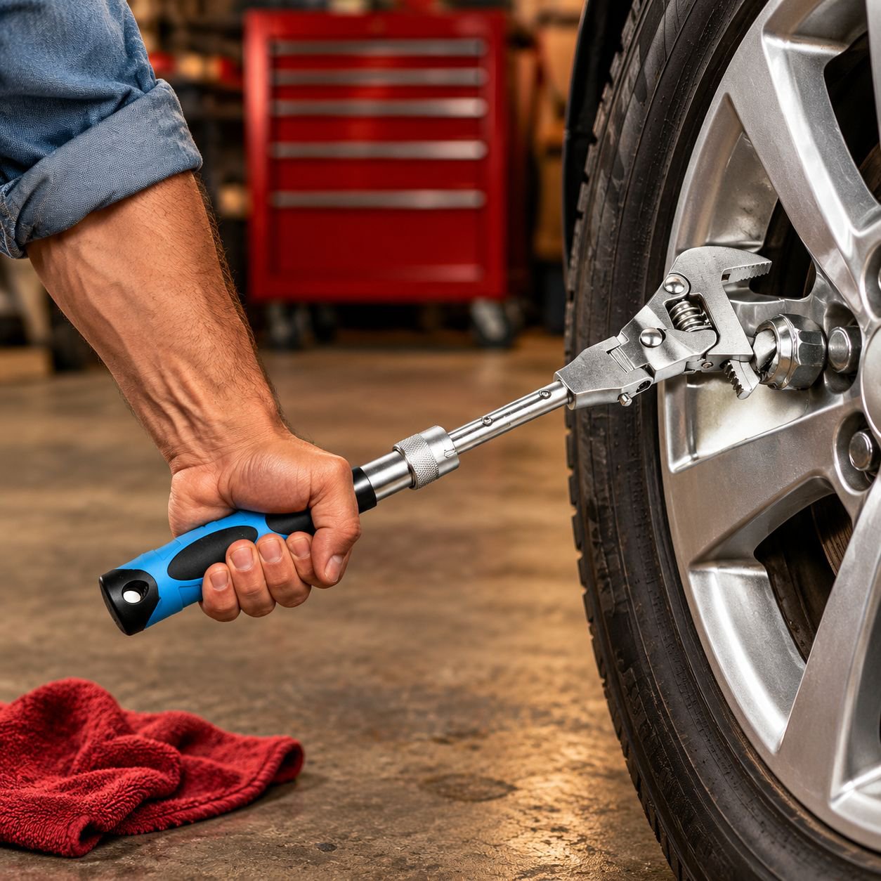 Adjustable Torque Ratchet Handle Wrench