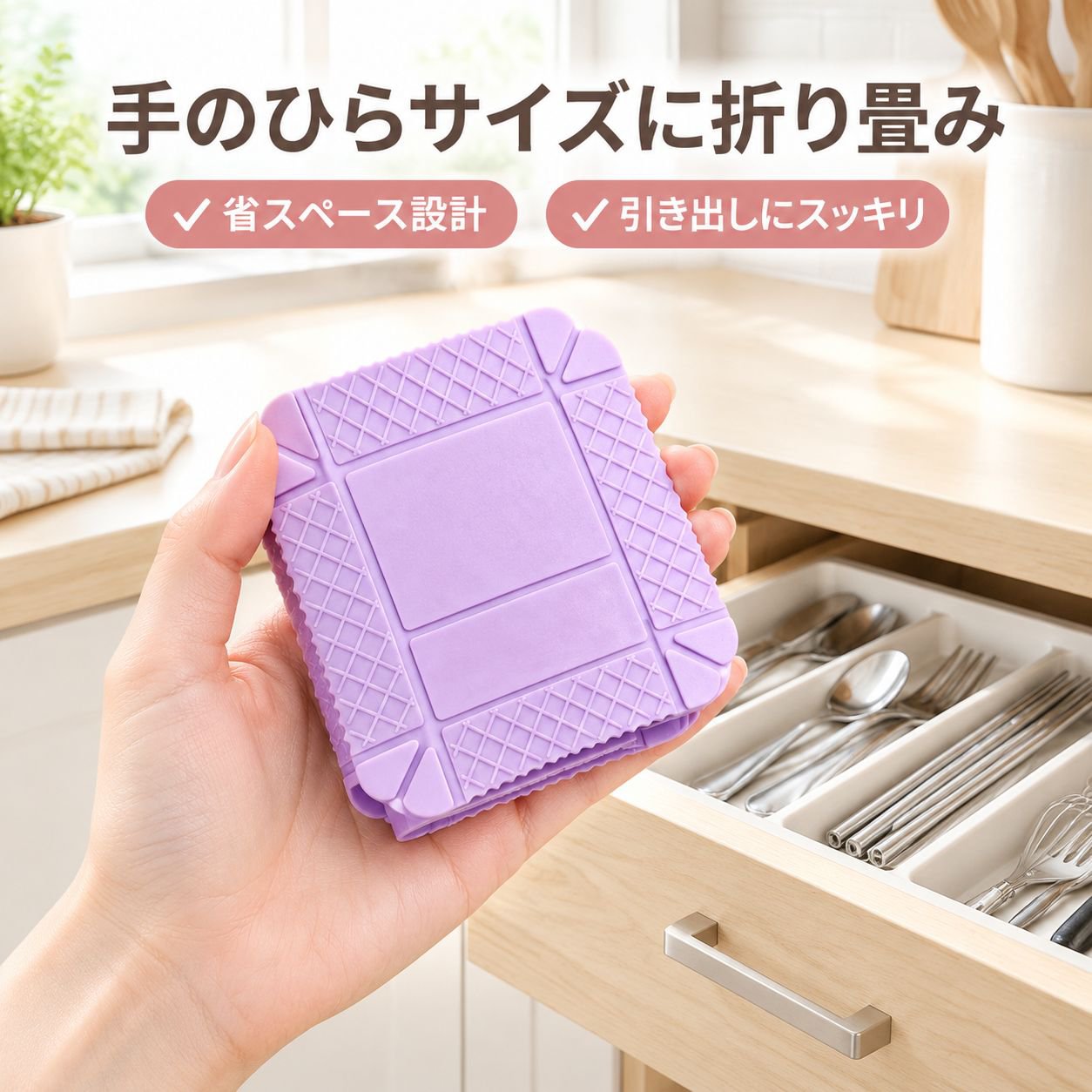 多機能携帯収納ボックス 磁吸式シリコン断熱マット
