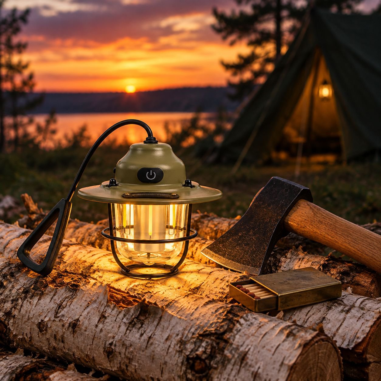 Tragbare Lampe für vielseitige Outdoor-Aktivitäten