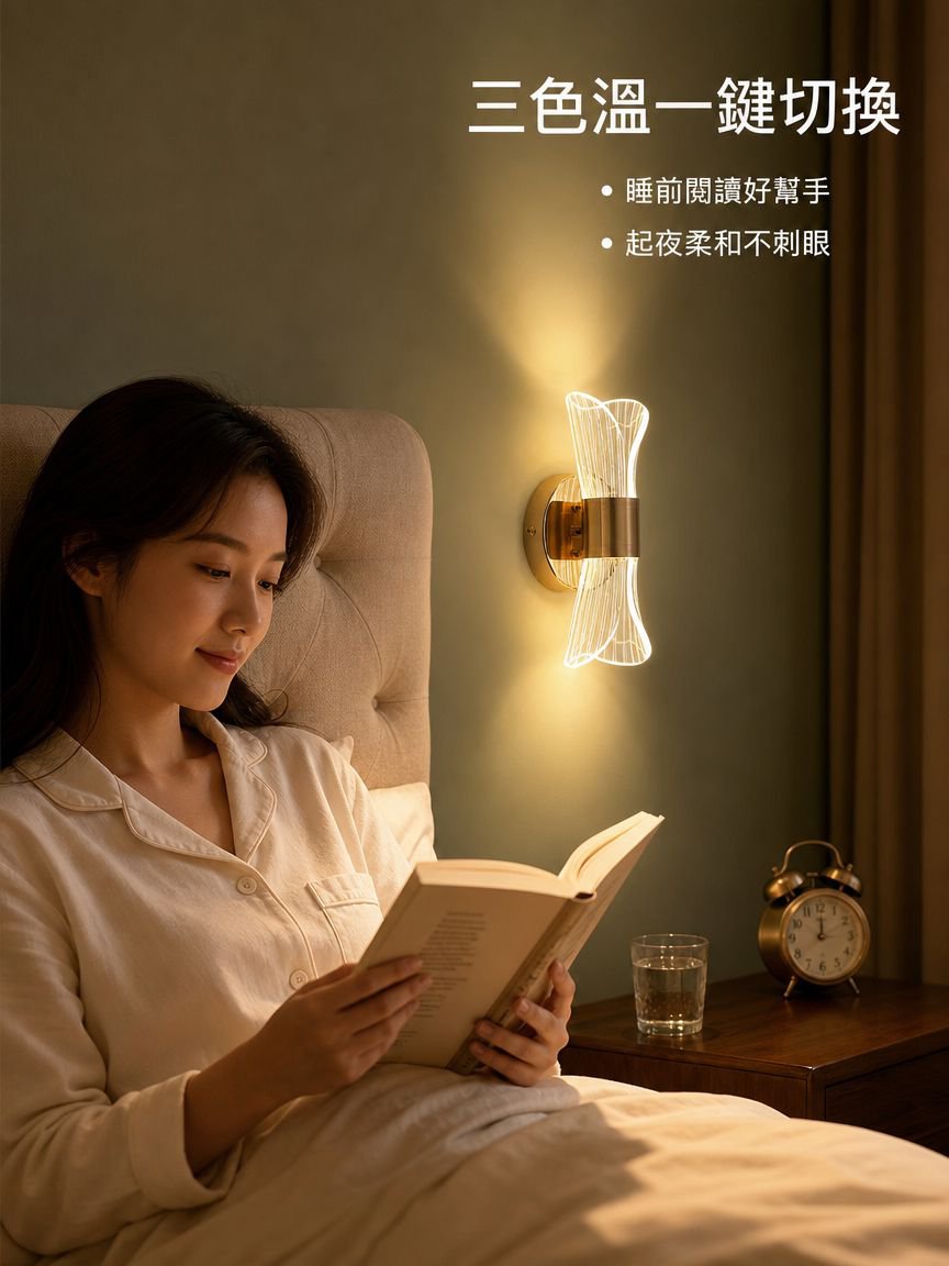 臥室床頭牆壁燈