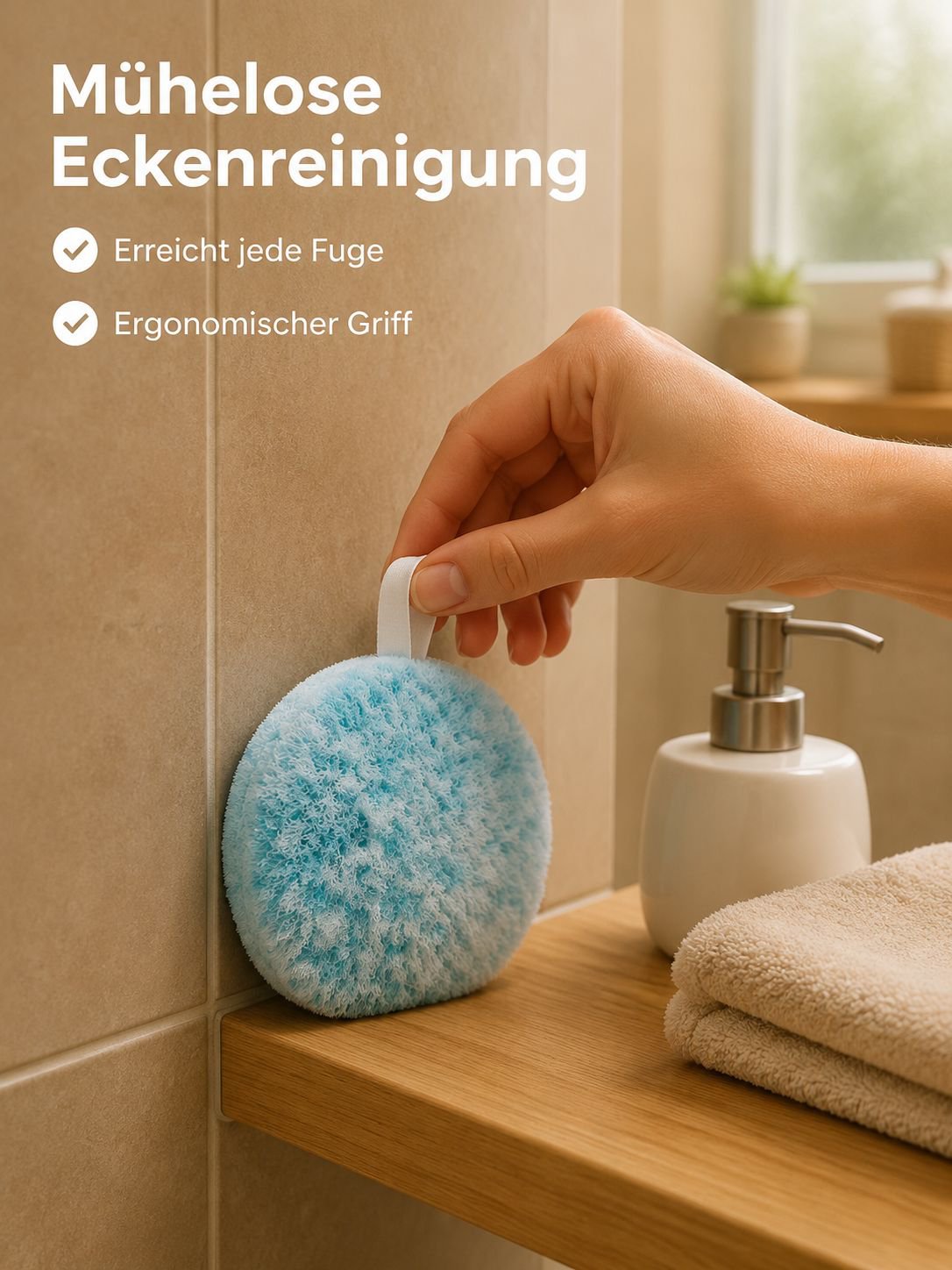 Effizienter antibakterieller Reinigungsball für das Badezimmer