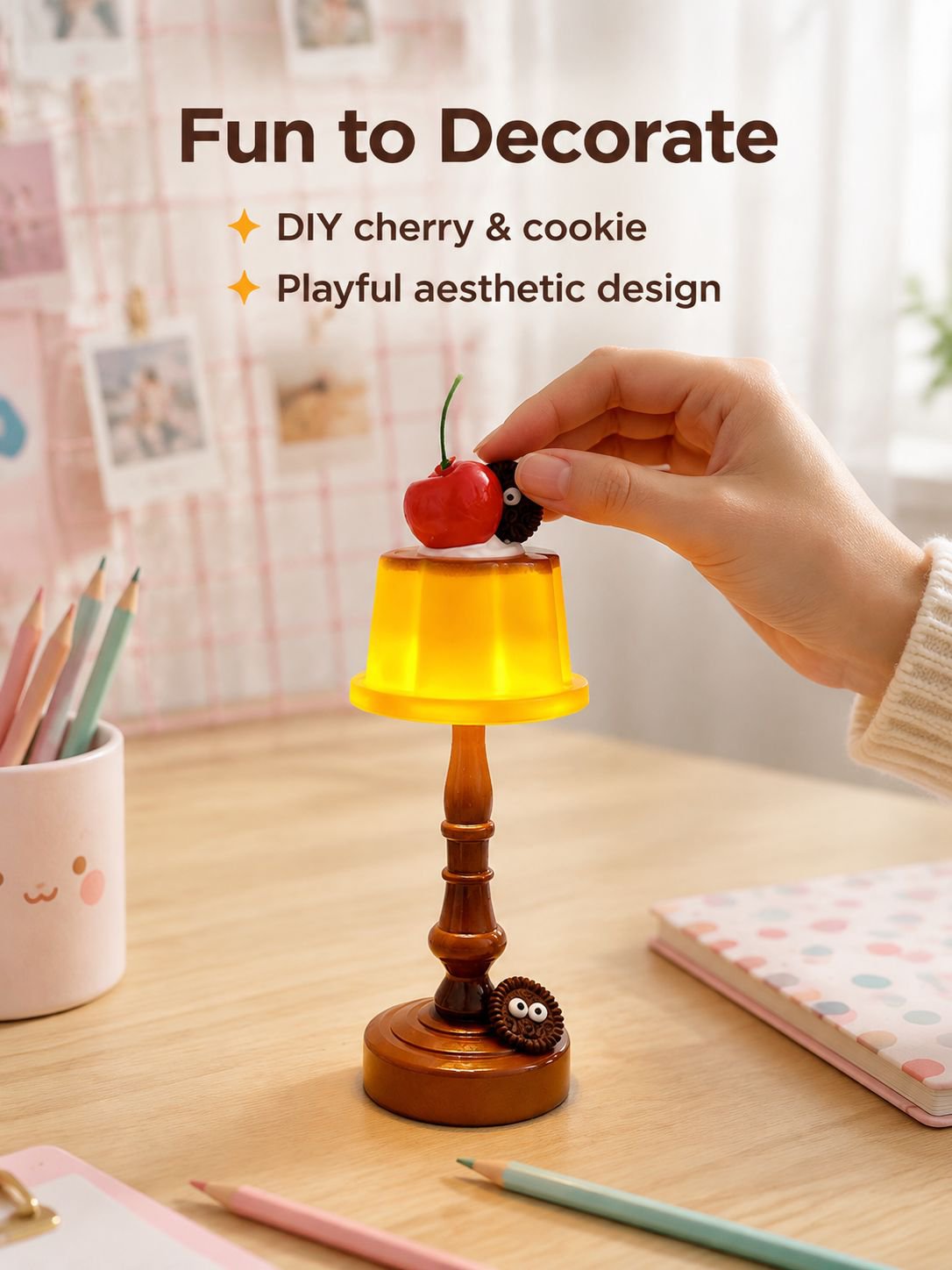 Birthday gift, women's night light, bedside lamp, ambient light, bedroom sleep lamp, new creative gi