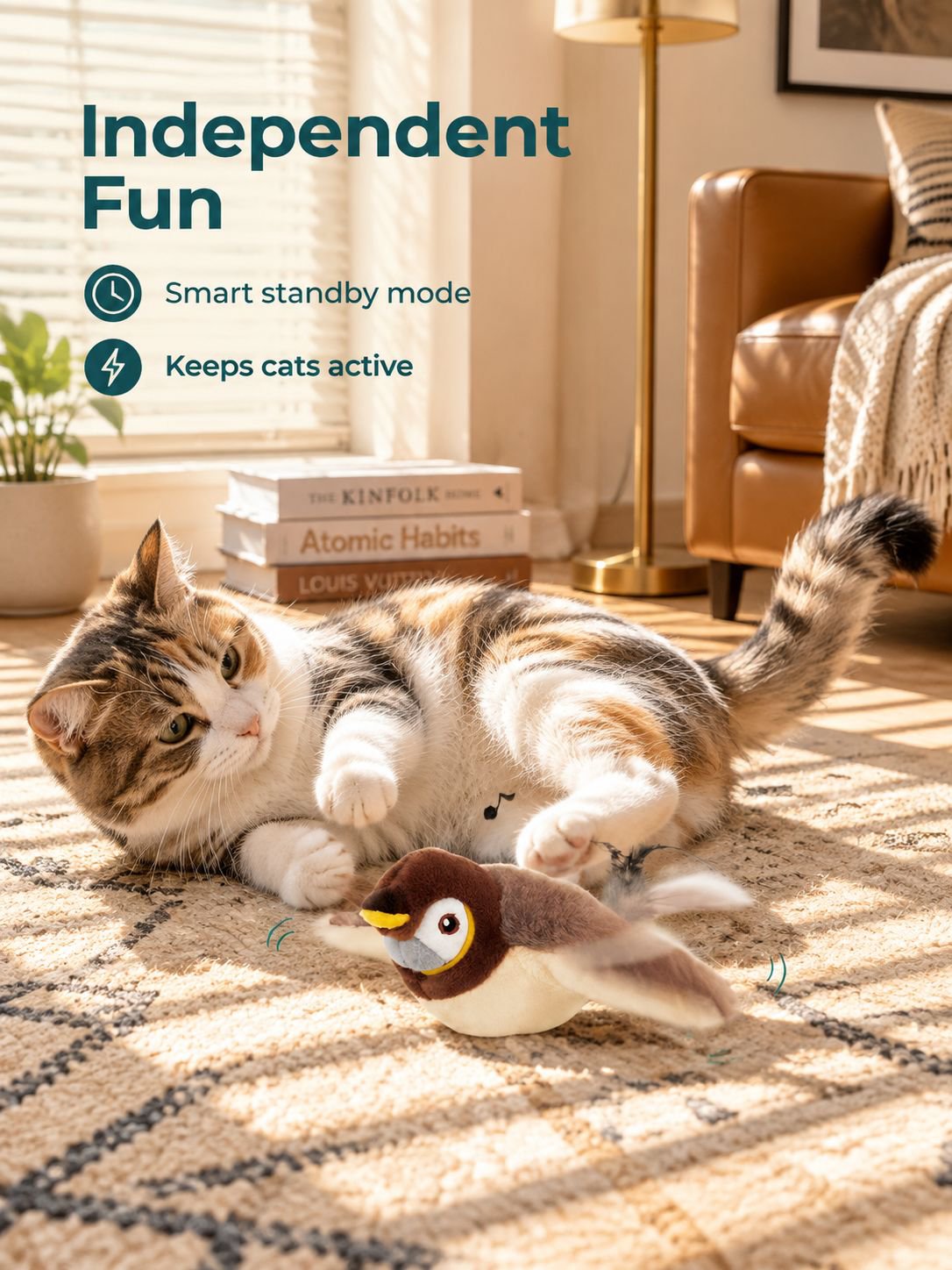 Simulated Electric Shaking Bird Toy