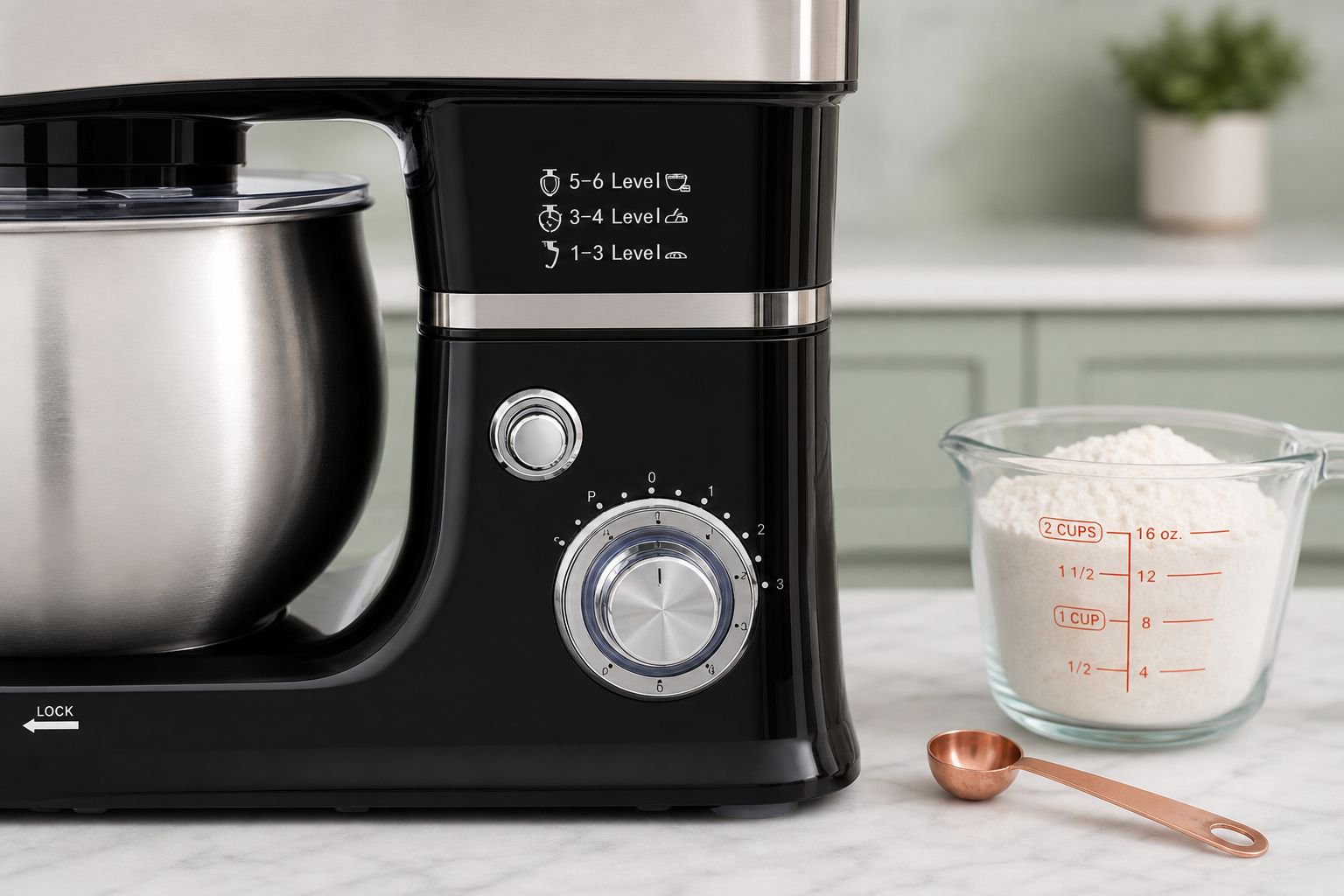 Attachments for kneading, whisking, and blending
