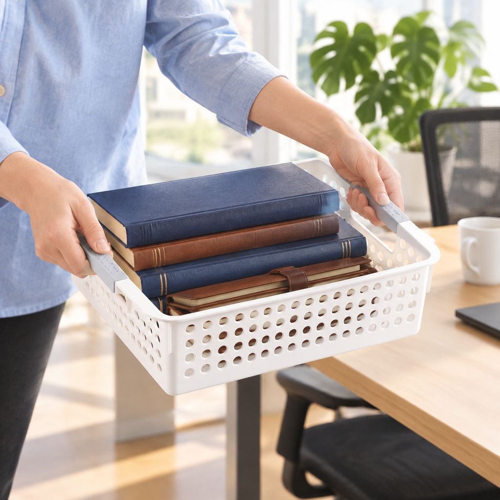 Contenedor compacto para escritorio moderno