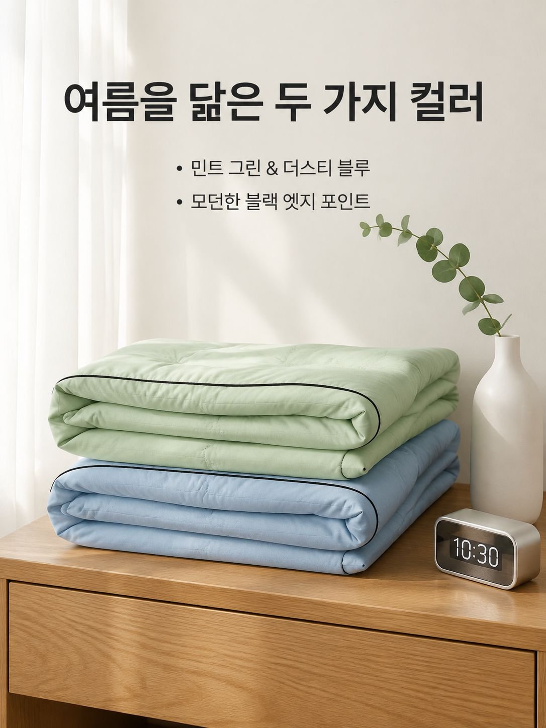 여름용 얇은 혼방 이불
