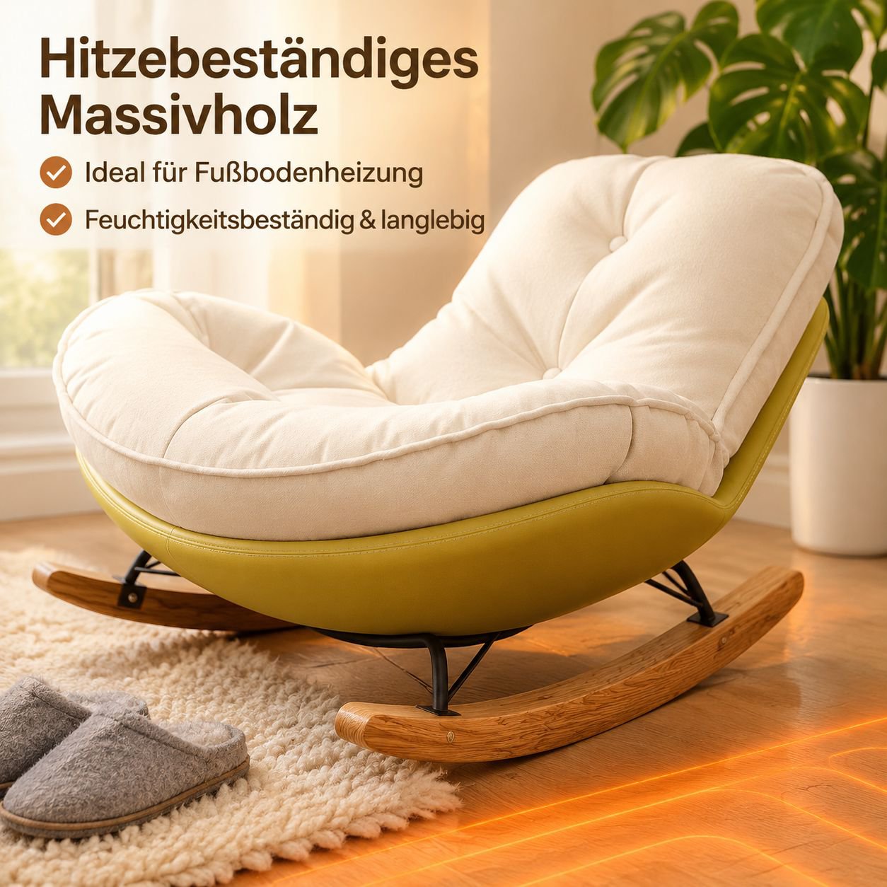 Gepolstertes Schaukelsofa