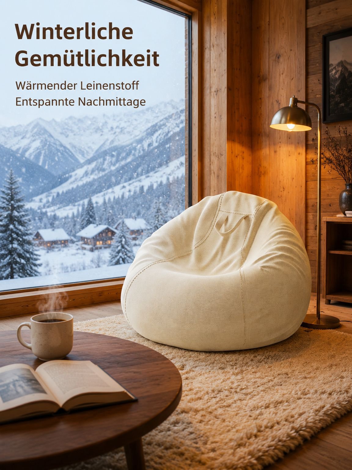Sitzsack für Wohnzimmer, Schlafzimmer oder Gästezimmer