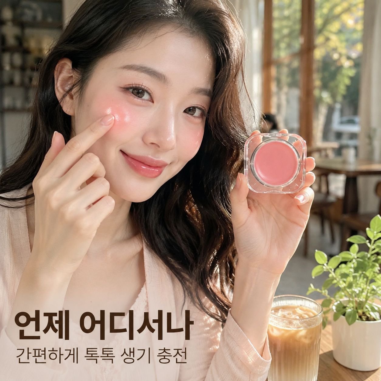 크리스탈 클리어 매직 블러쉬 크림