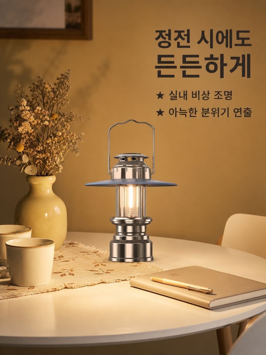 다양한 장소에서 활용 가능한 캠핑 조명