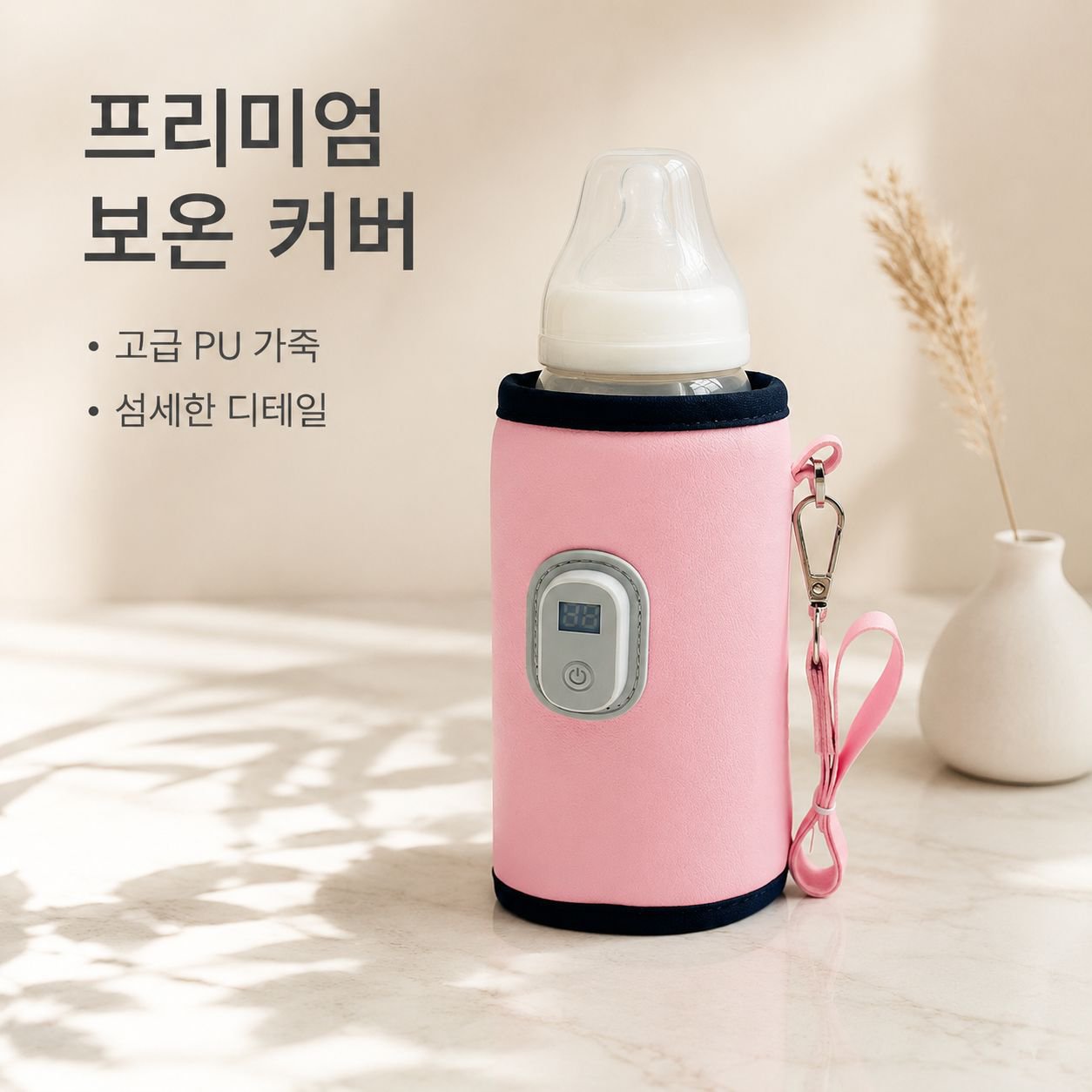 휴대용 USB 충전 아기 젖병 가열 보온기 자동 온도 조절 커버
