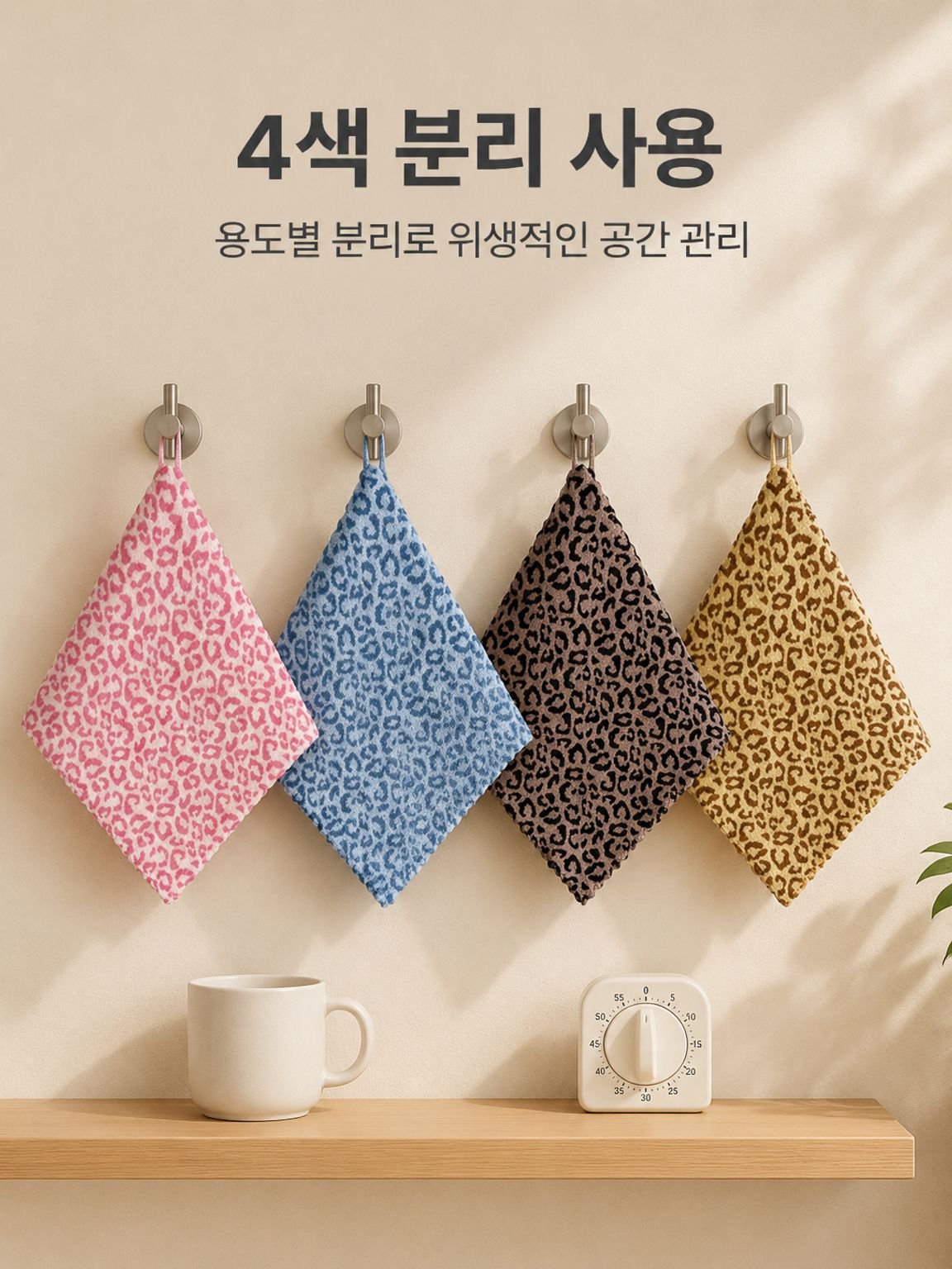 가정용 주방 욕실 청소용 행주