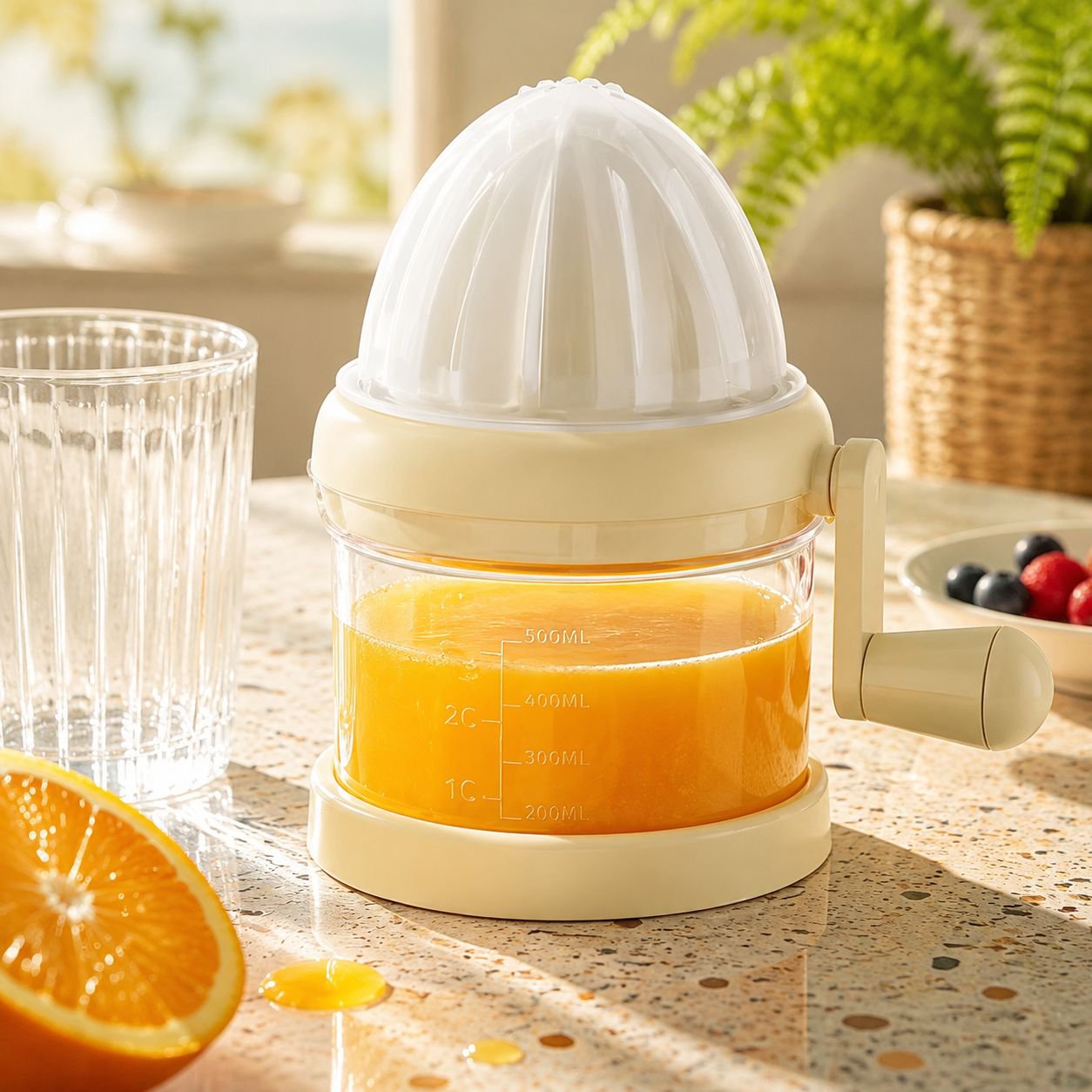 Exprimidor de naranja y limón para uso doméstico
