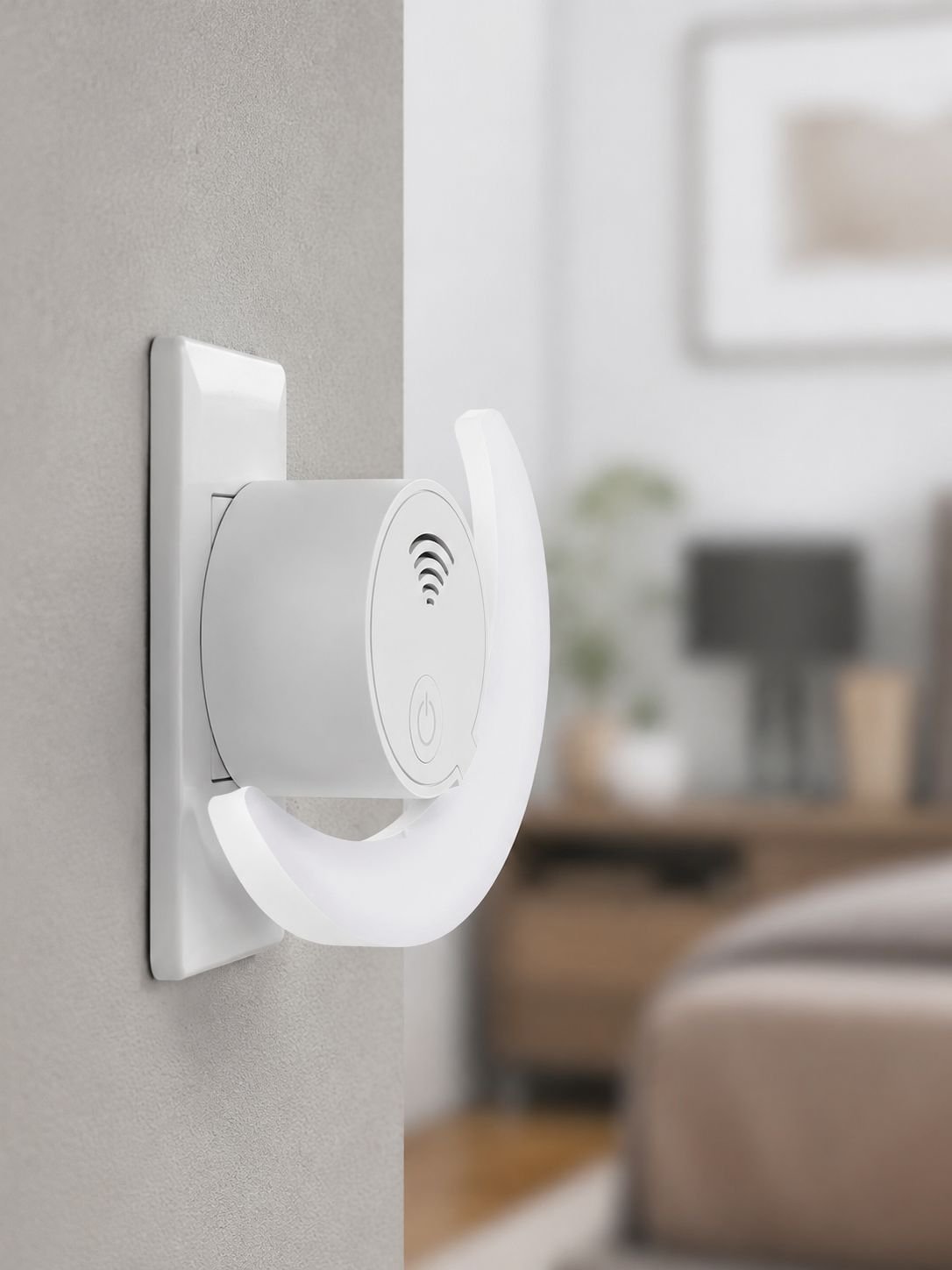 Night light with built-in mosquito repeller in bedroom