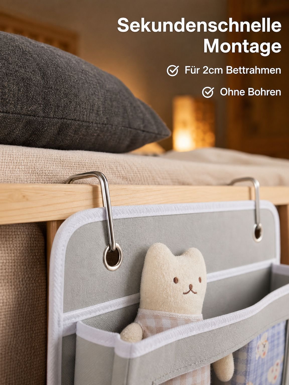 Bettablage ohne Bohren