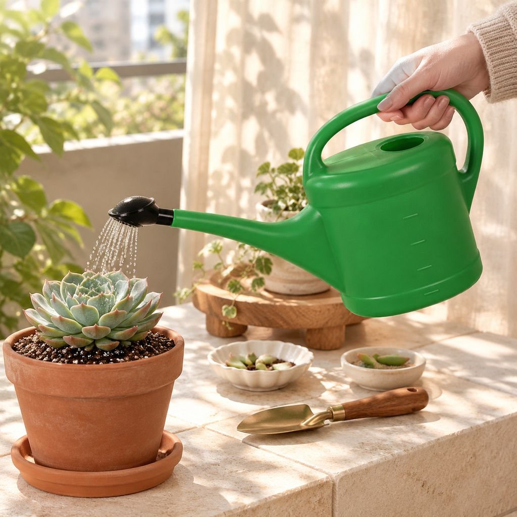 화분 관리에 편리한 베란다 분무기