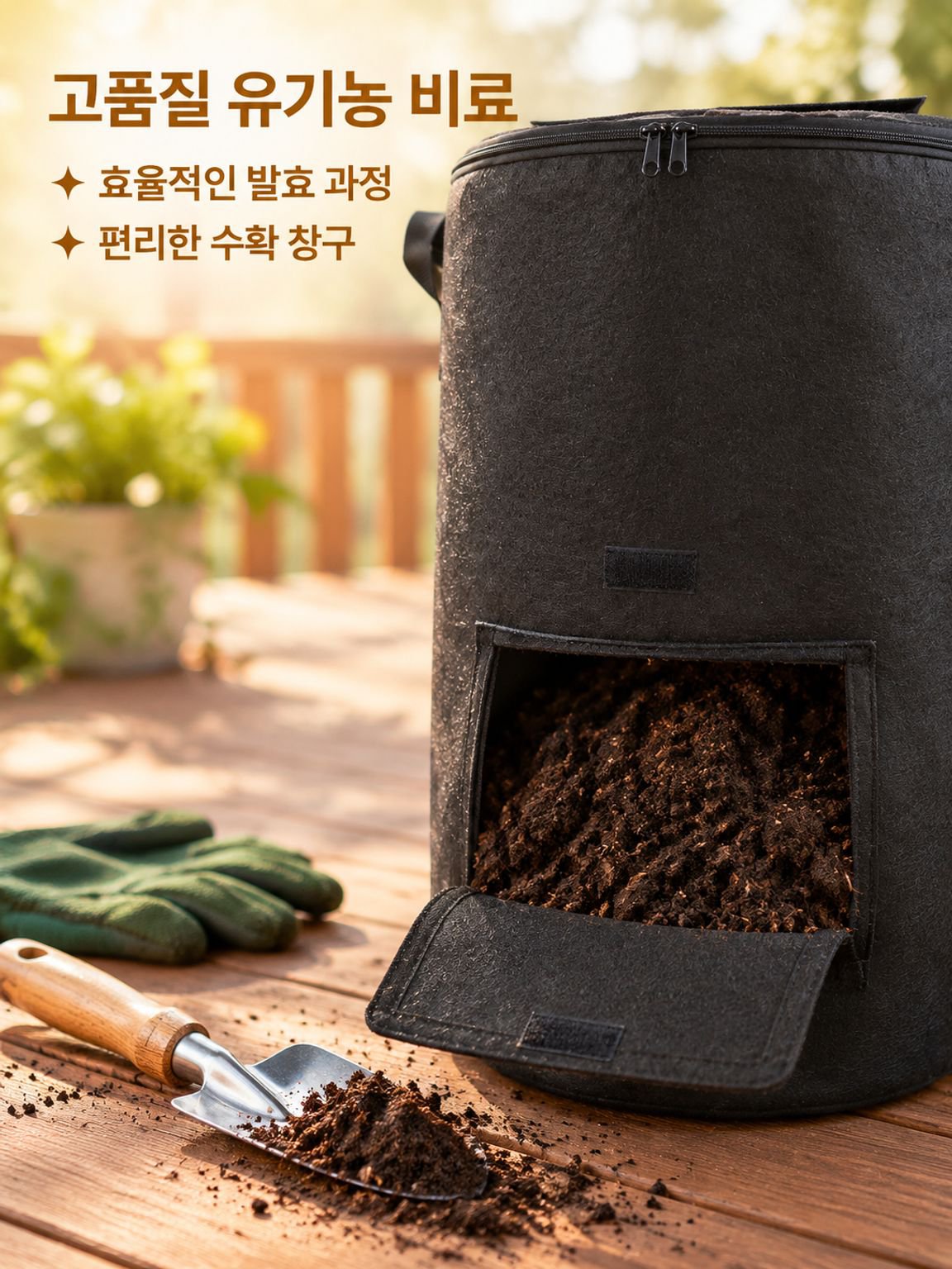 부직포 퇴비봉투 유기비료 프로바이오틱스 고효율 발효 유기 퇴비봉투