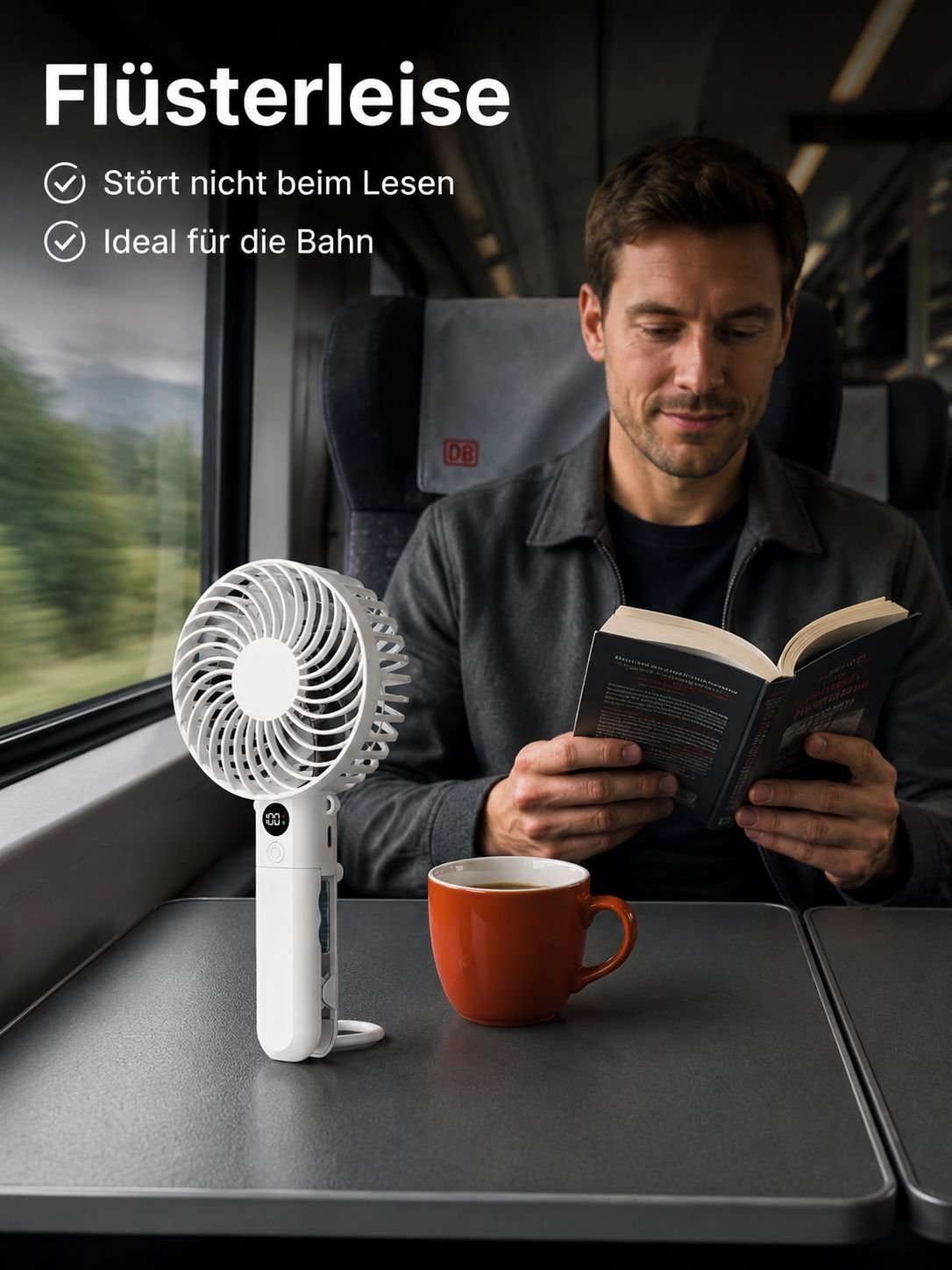 Modernes Design des Mini Ventilators