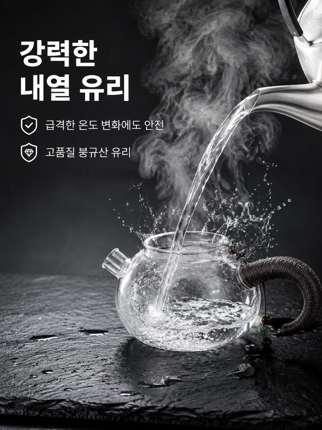 고급스러운 포장 커플 찻잔
