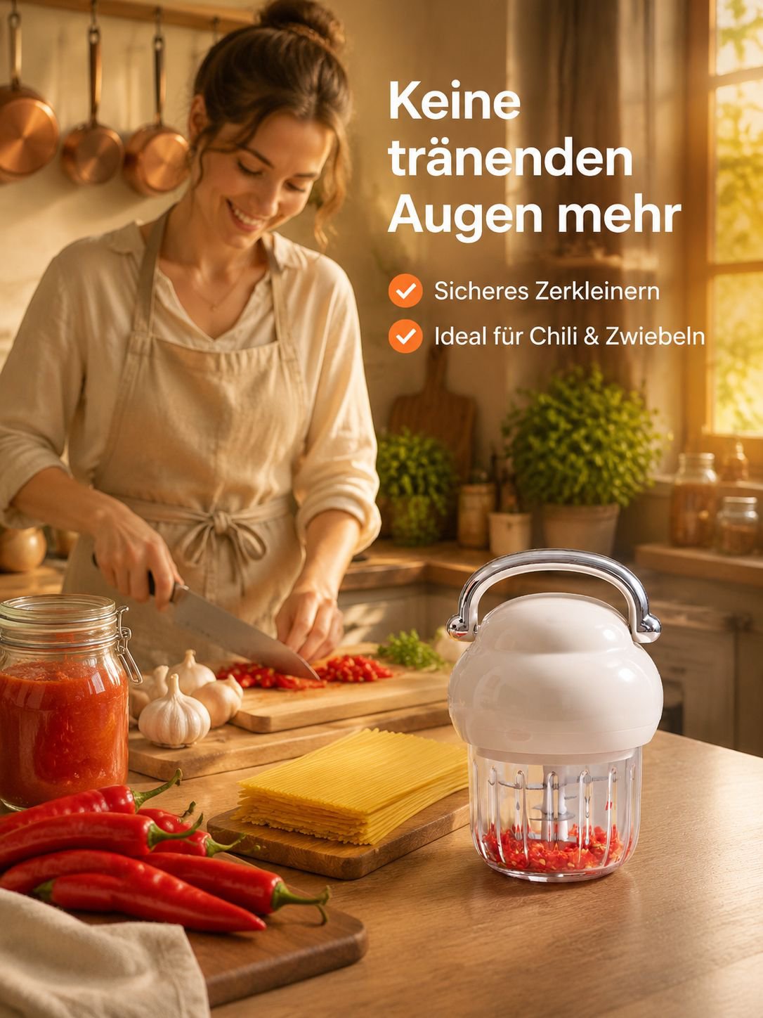 Multifunktionaler Knoblauchpresse für die Küche