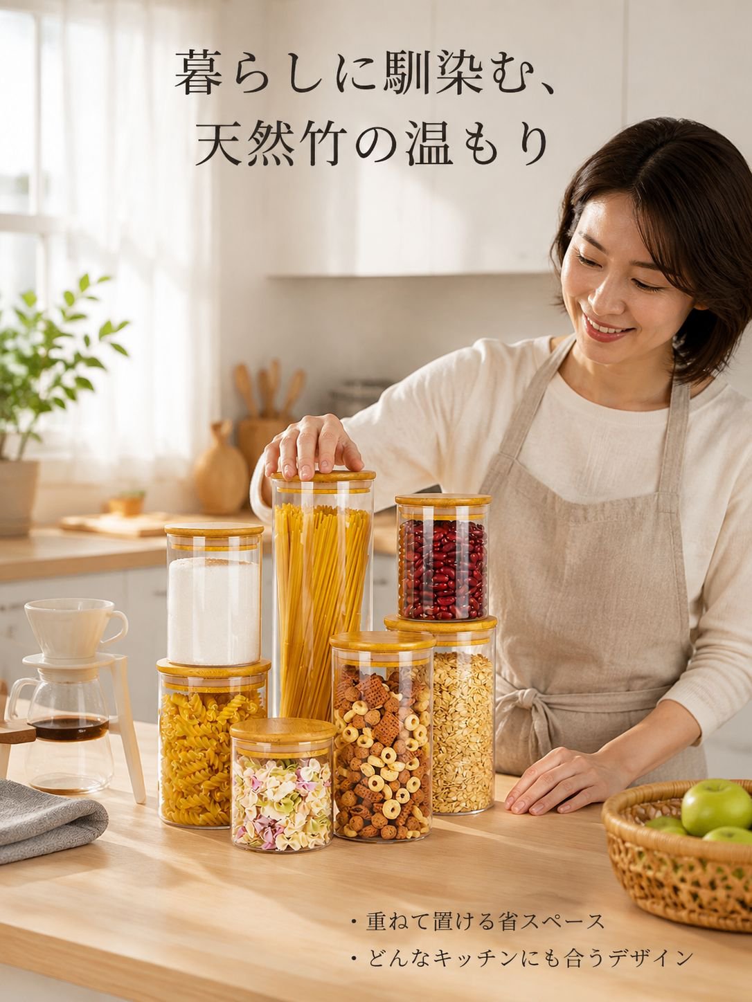 家庭用キッチン食品貯蔵容器