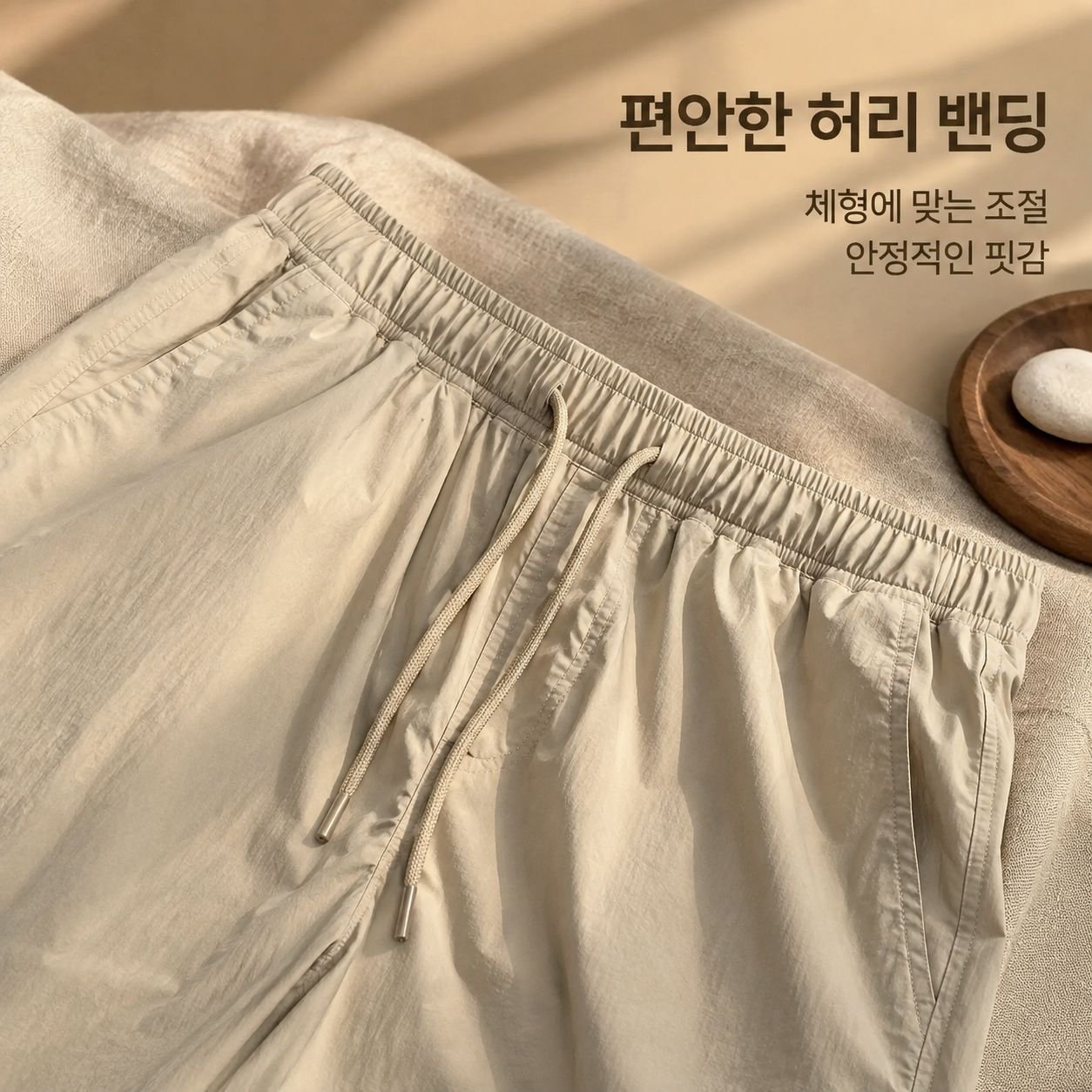 남성용 경량 속건성 캐주얼 바지