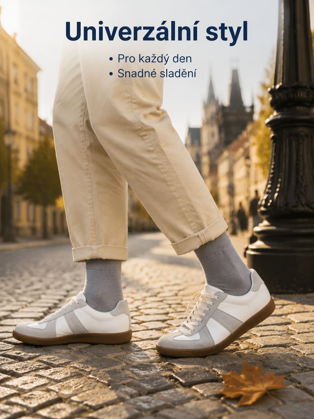 Pohodlné a prodyšné pánské kotníkové ponožky