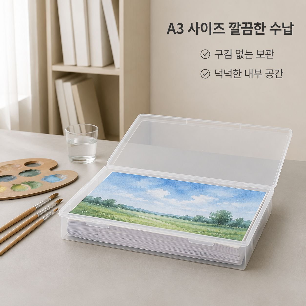 다기능 투명 정리함