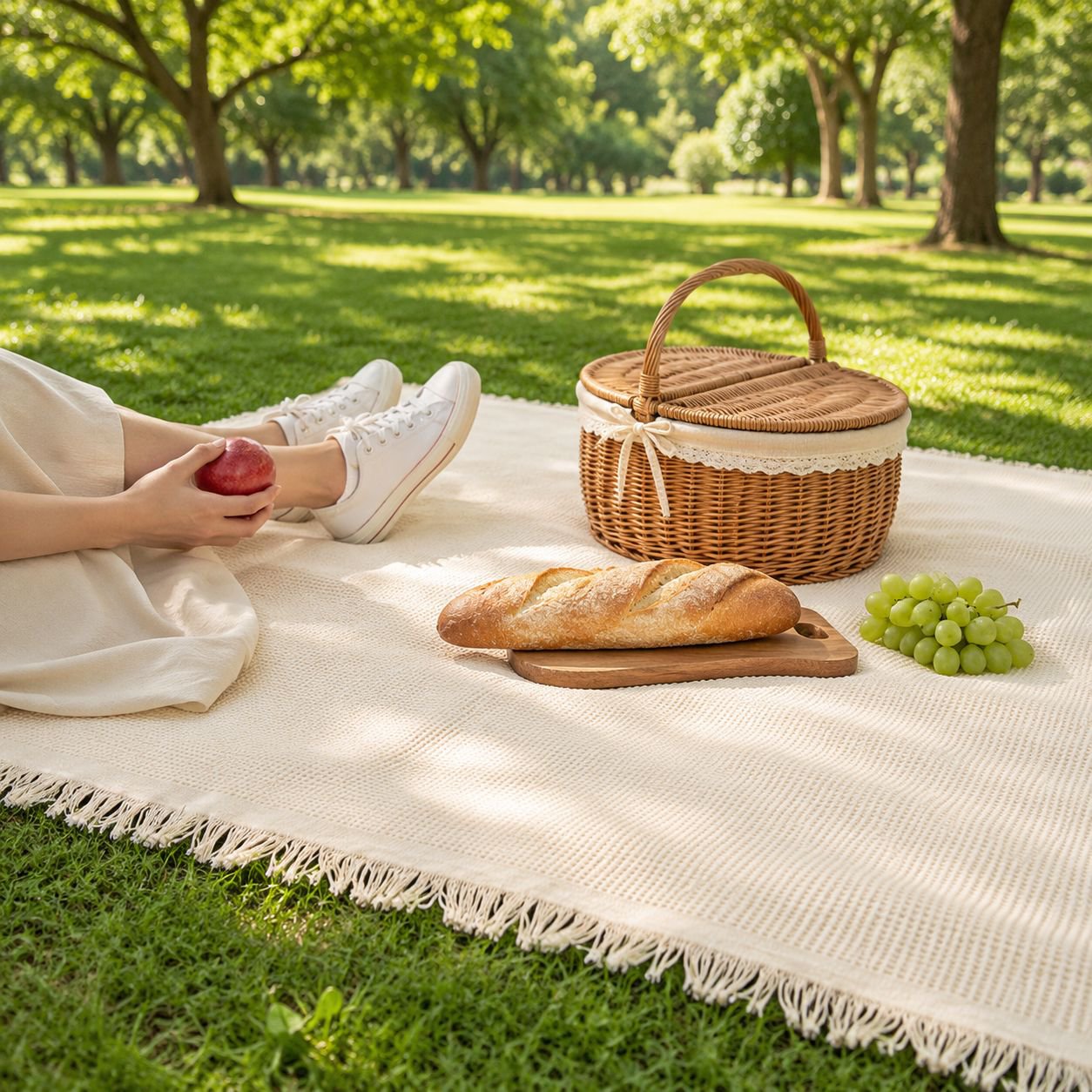Housse de canapé intégrale, en fil de coton couleur crème, couverture de camping, coussin de canapé,