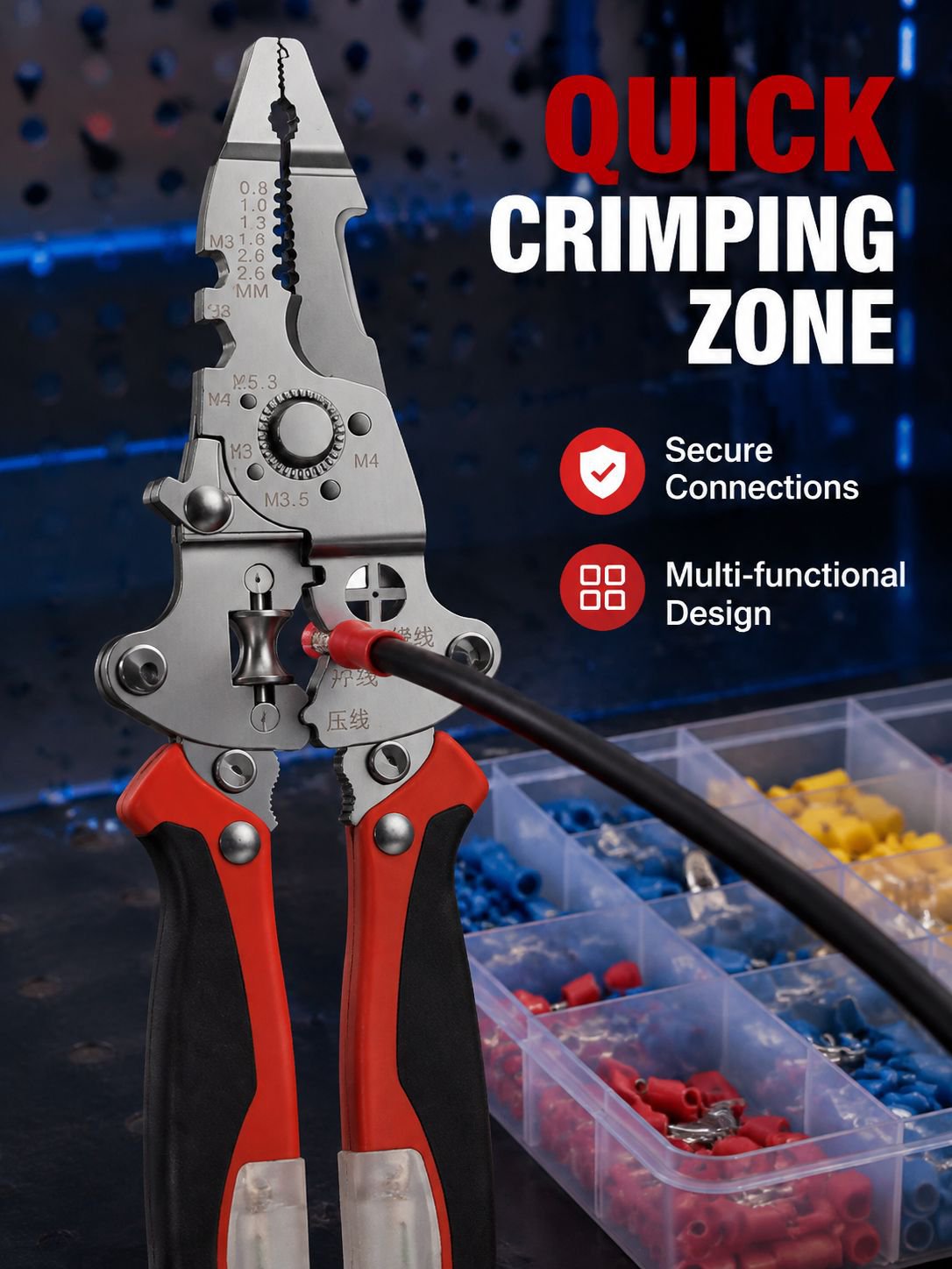 Folding wire strippers