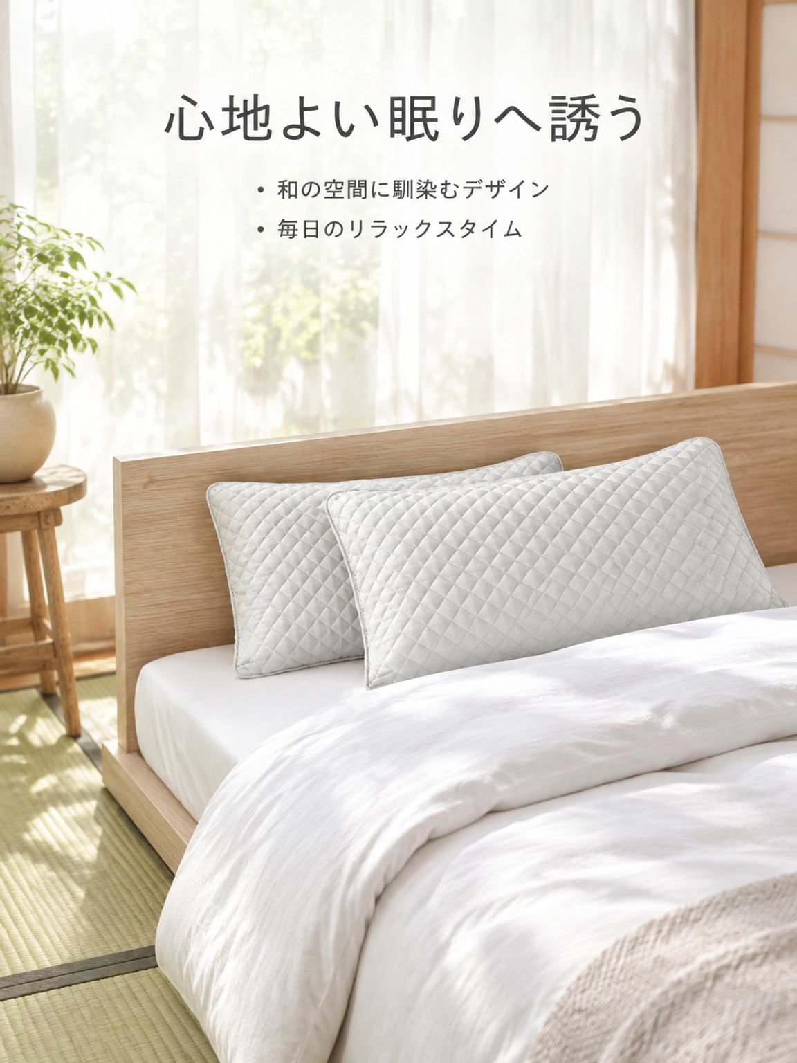 快適な低反発枕芯
