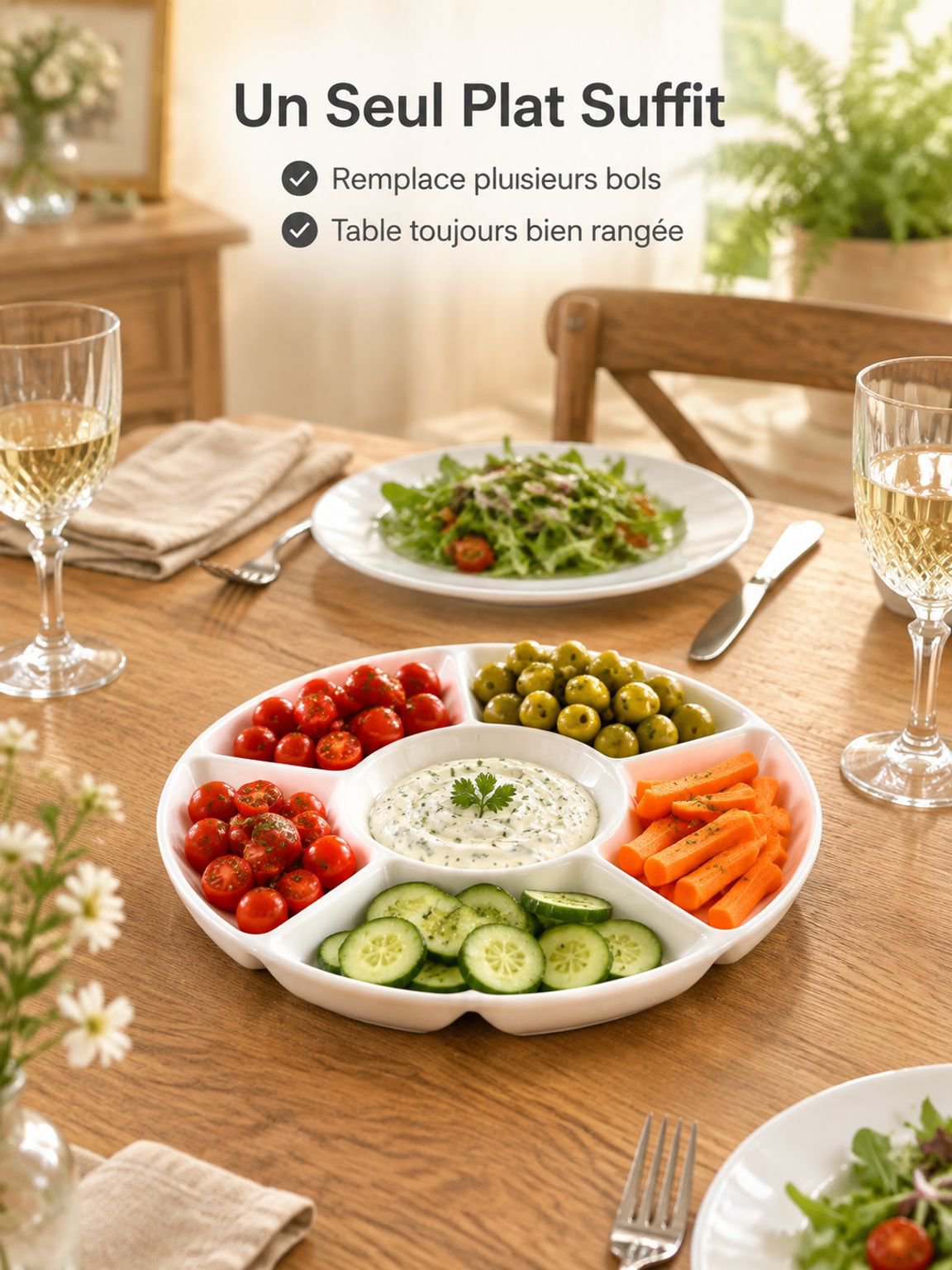 Plateau de légumes variés