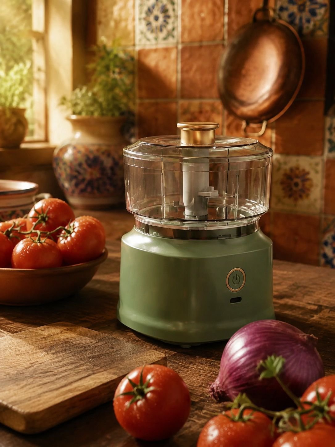 Procesador de alimentos eléctrico inalámbrico multifuncional de marca importada (modelo caliente)