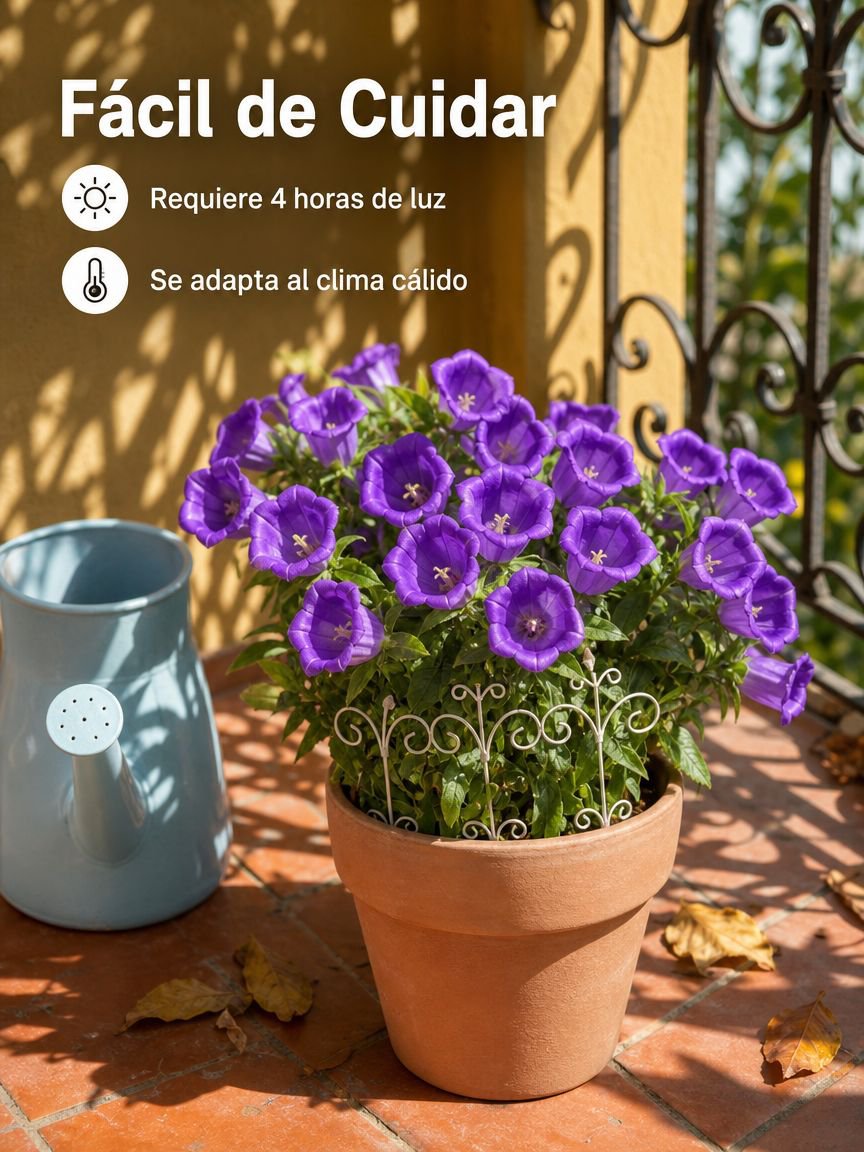 Campanula danesa de flor doble